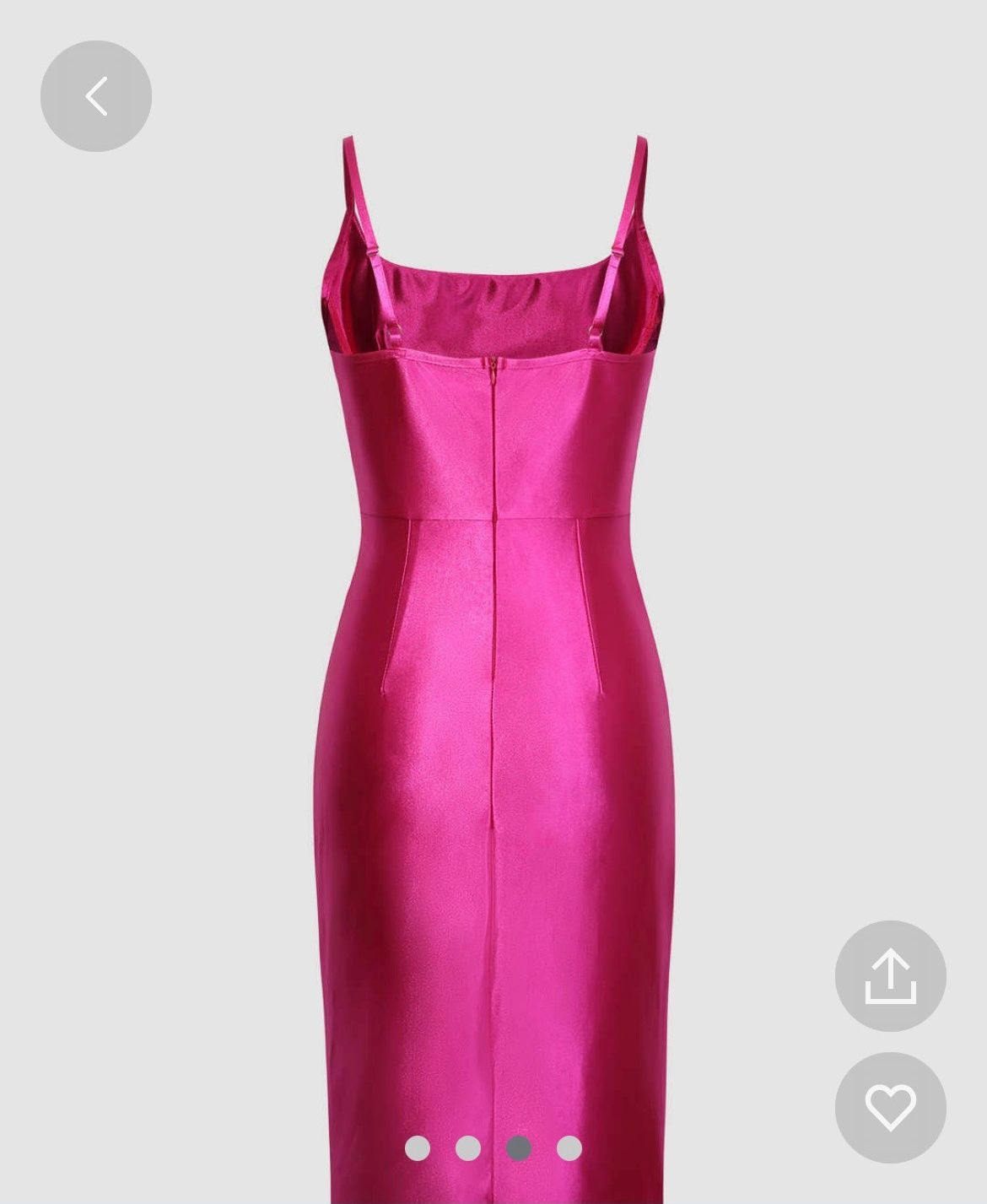 Size 8 Homecoming Satin Hot Pink Cocktail Dress on Queenly