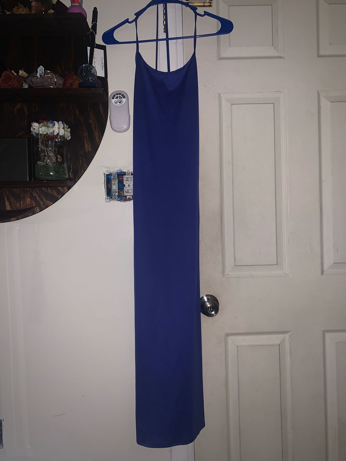 40 Size 6 Blue Floor Length Maxi on Queenly