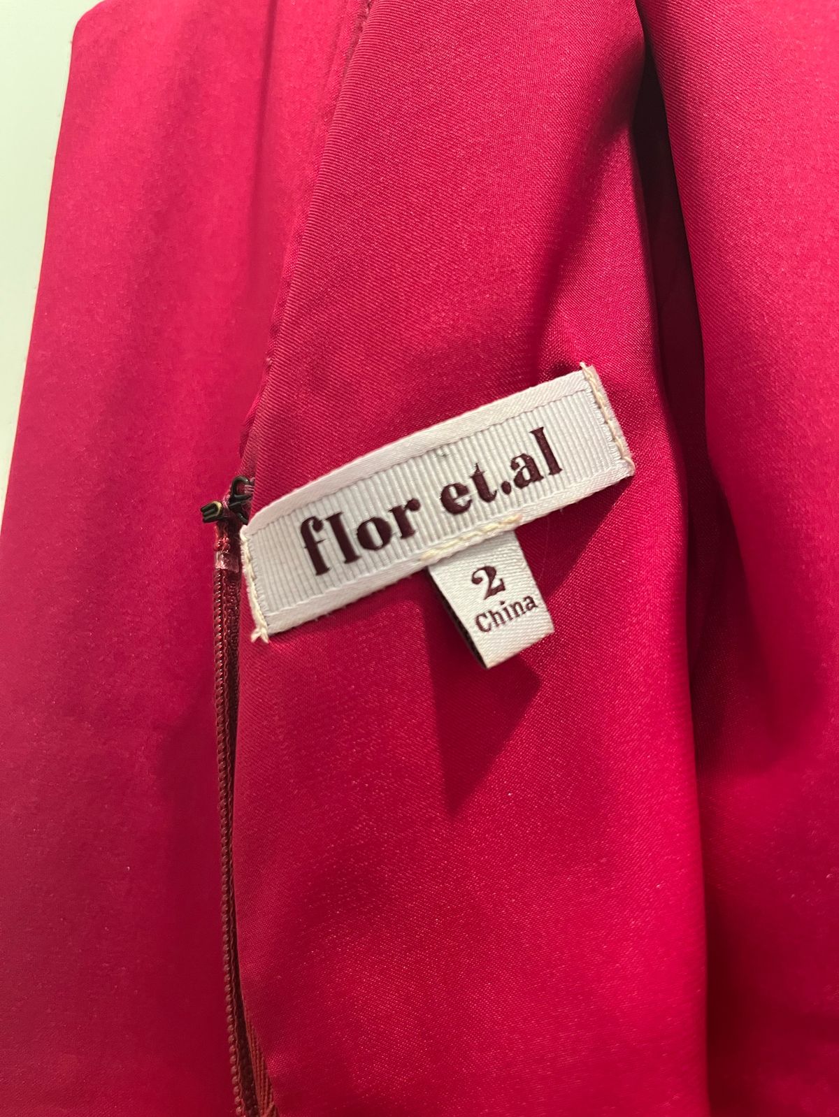 Flor et Al Size 2 Prom Satin Hot Pink Cocktail Dress on Queenly