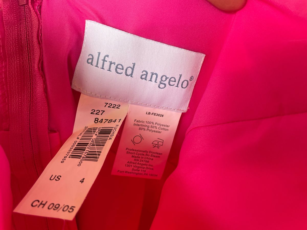 Alfred Angelo Size 4 Bridesmaid Pink A-line Dress on Queenly