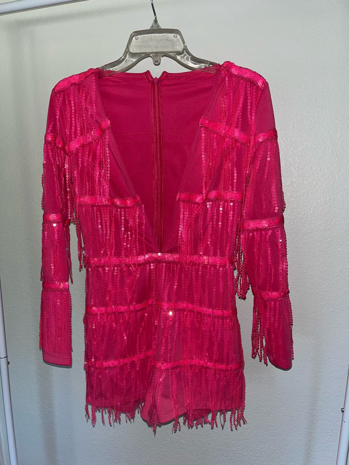 Size 2 Pink Formal Jumpsuit on Queenly