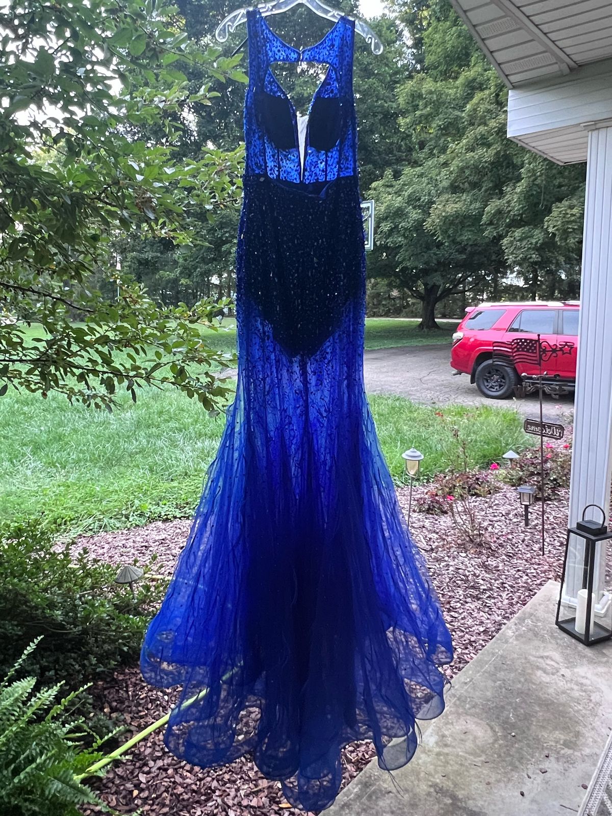 Panoply Size 6 Prom Royal Blue Mermaid Dress on Queenly