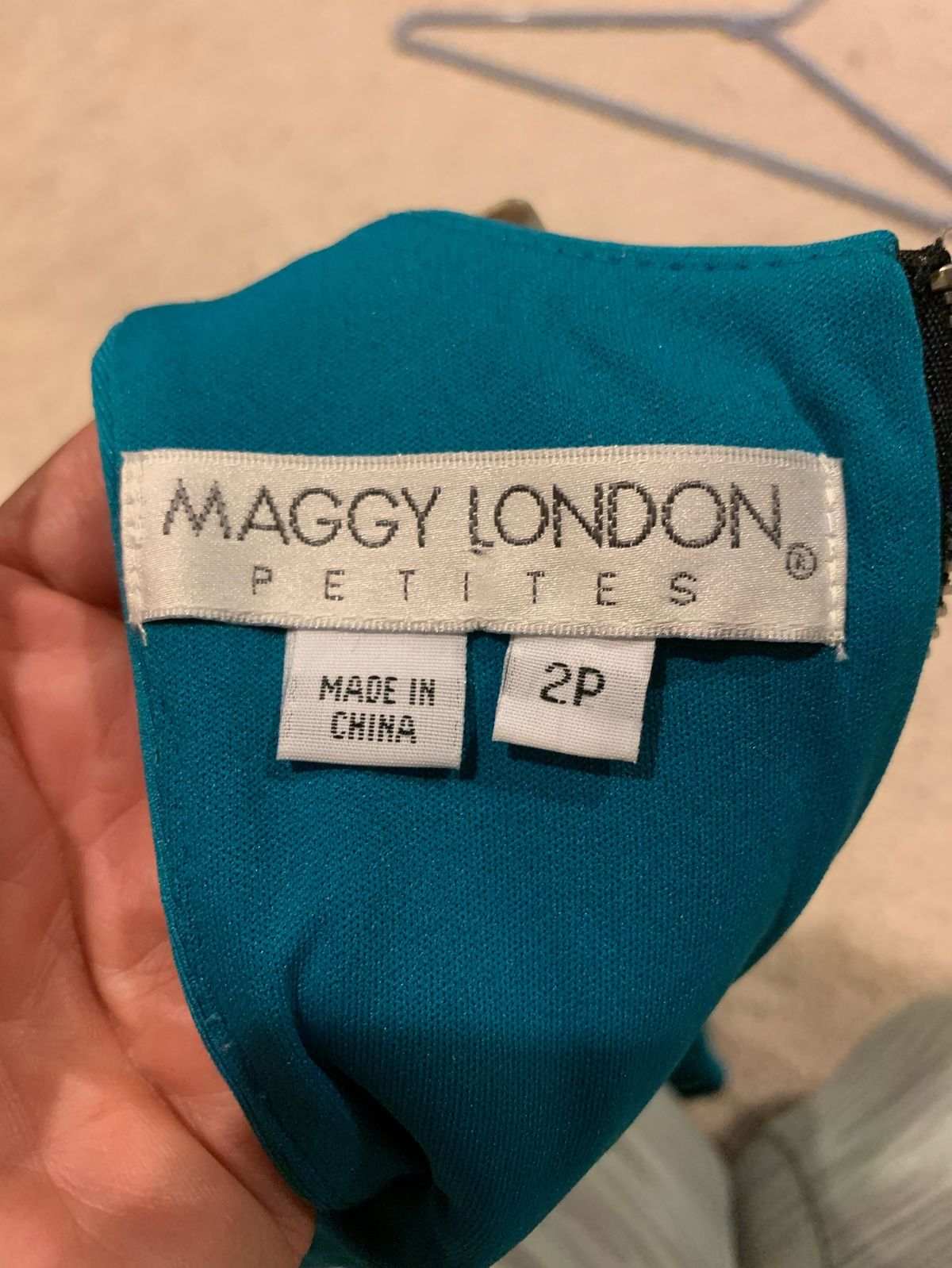 Maggy London Size 2 Turquoise Green Cocktail Dress on Queenly