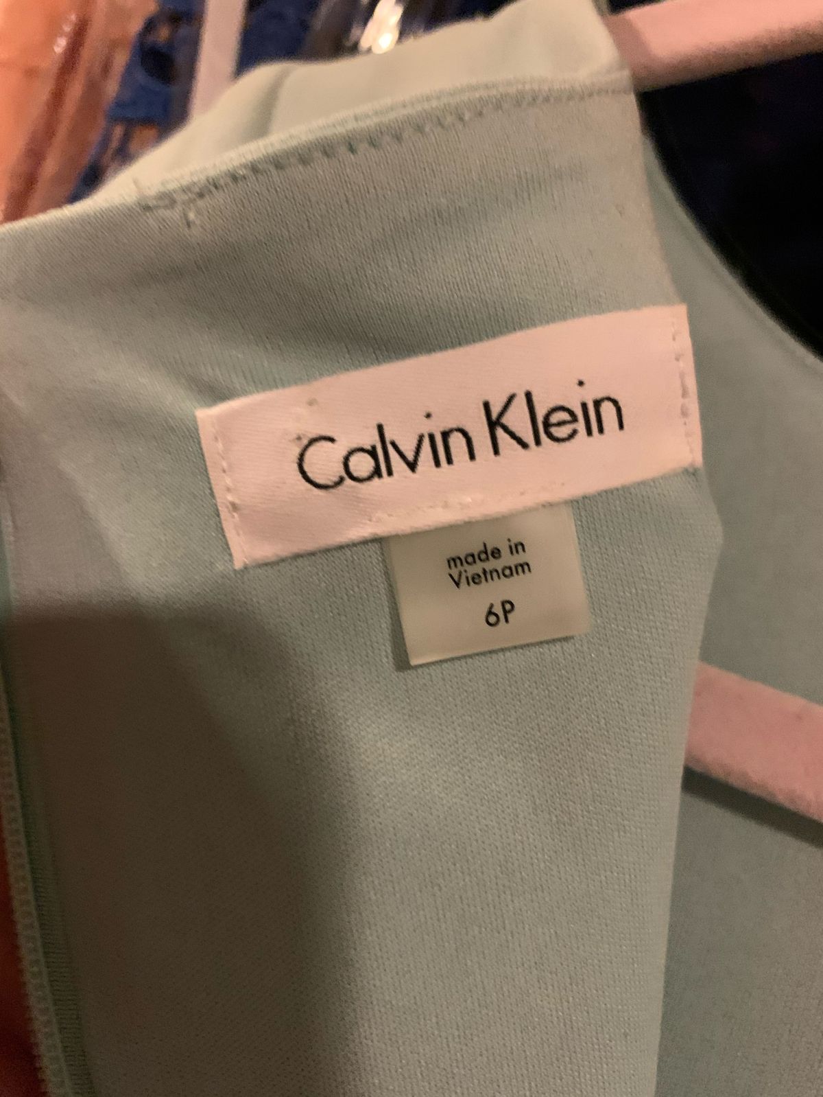 Calvin Klein Size 6 Pageant Light Green Cocktail Dress on Queenly