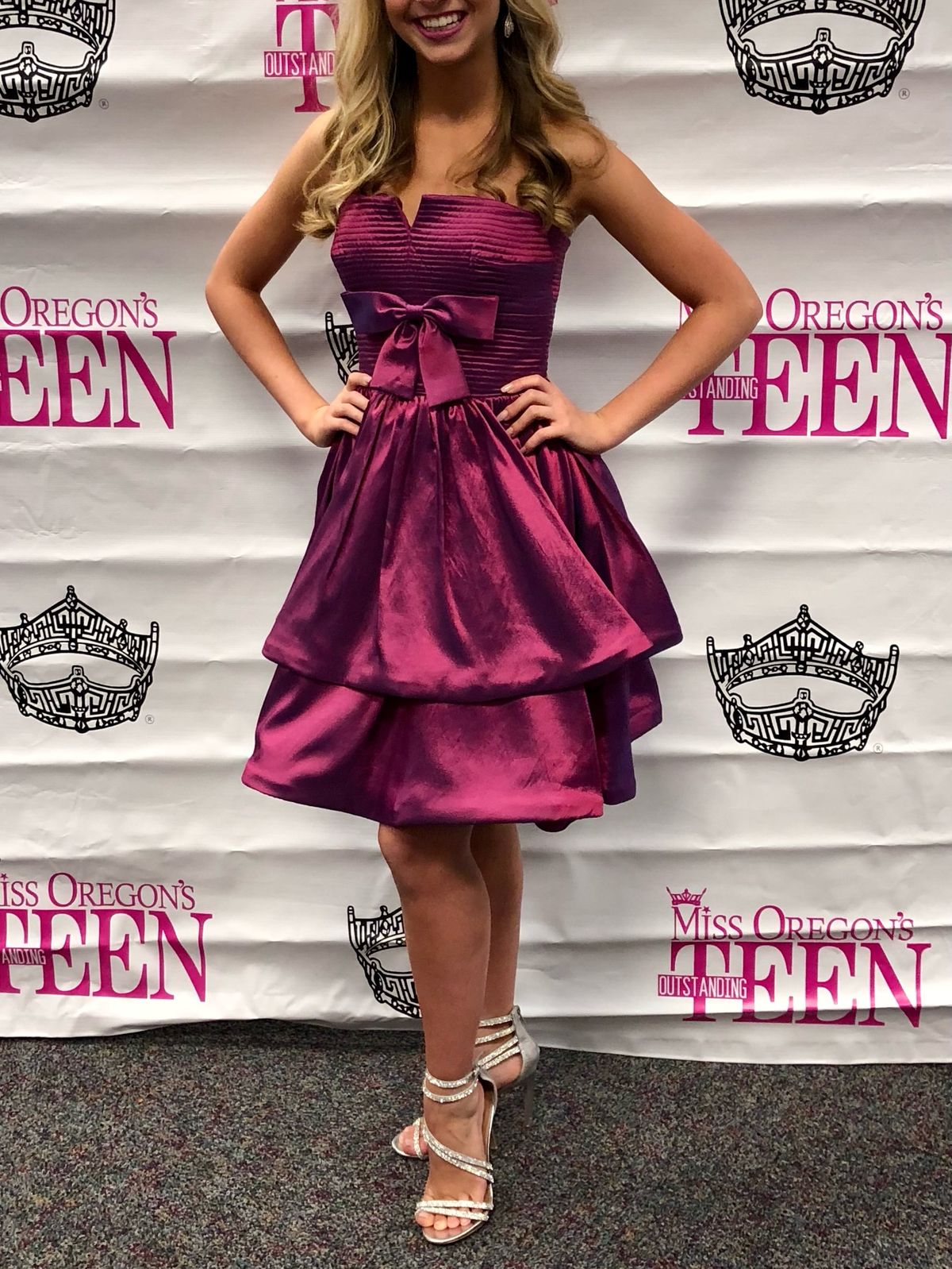 Sherri Hill Size 00 Homecoming Strapless Hot Pink Cocktail Dress on Queenly