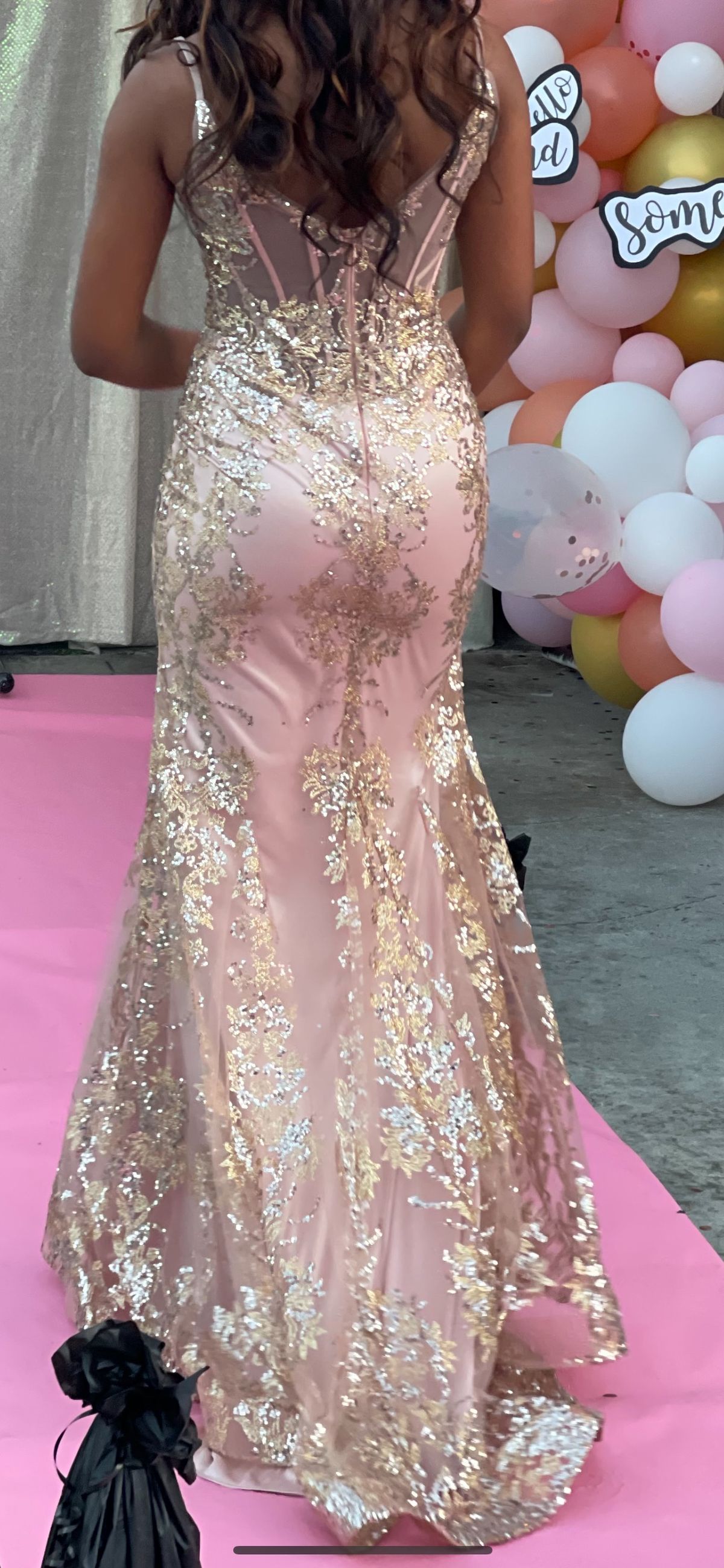 Emprada Size 6 Prom Multicolor Mermaid Dress on Queenly