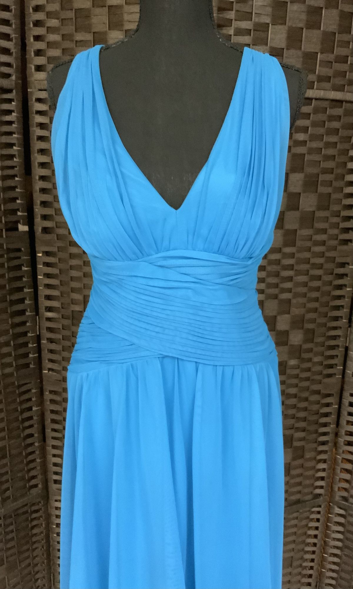 Calvin Klein Size 10 Blue A-line Dress on Queenly
