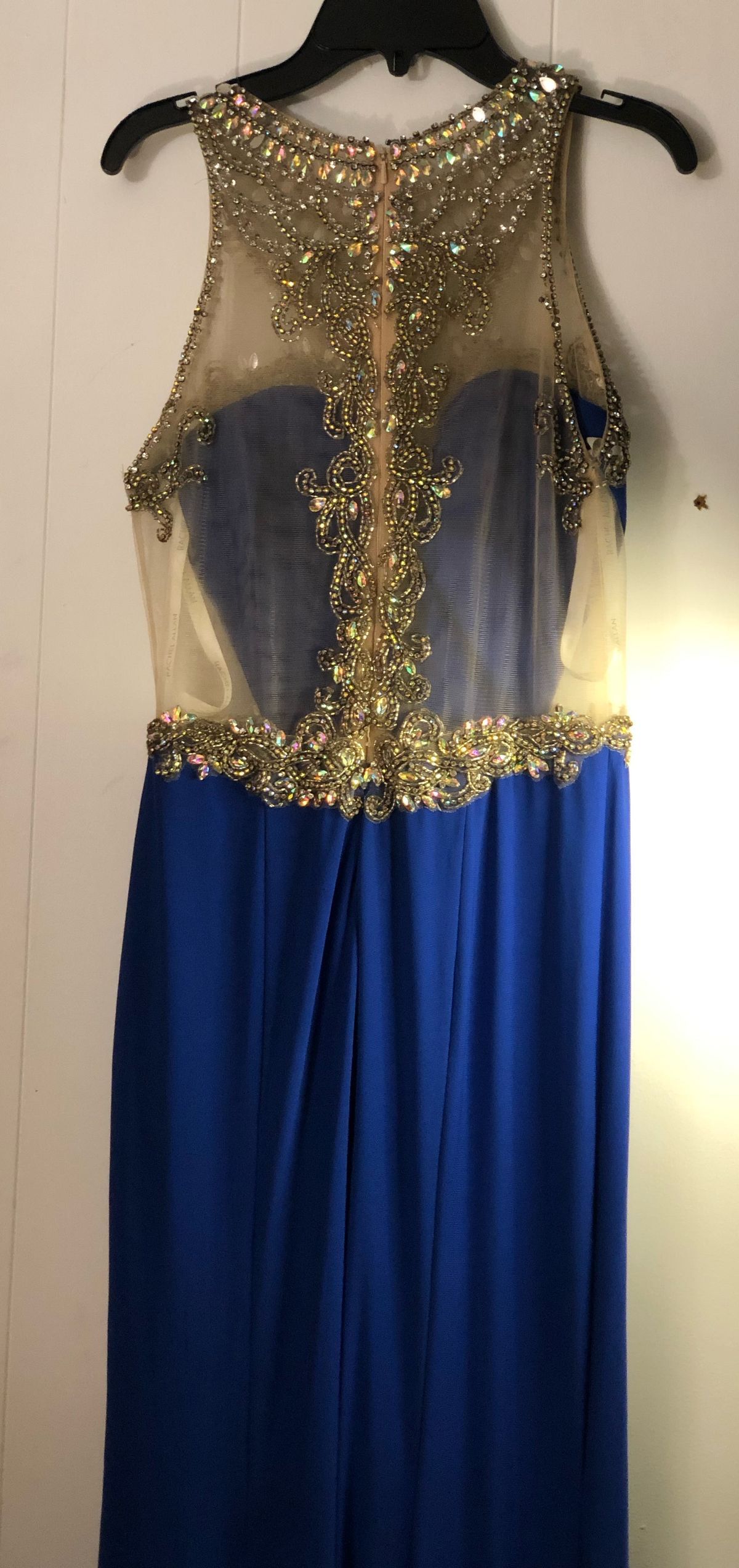 Rachel Allan Size 6 Prom Royal Blue Dress With Train on Queenly