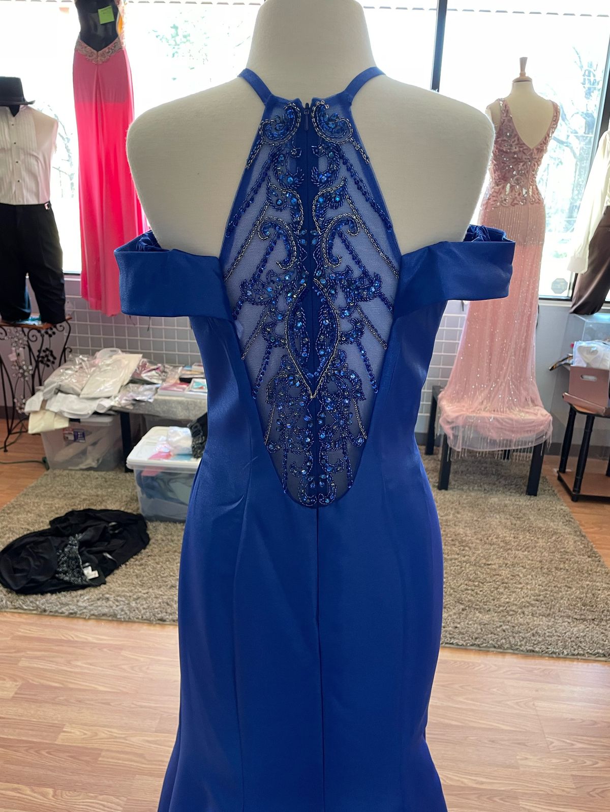 Envious Couture Size 8 Prom Royal Blue Mermaid Dress on Queenly