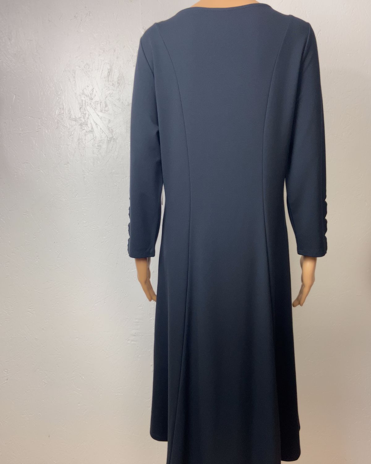 Size 8 Long Sleeve Black Floor Length Maxi on Queenly