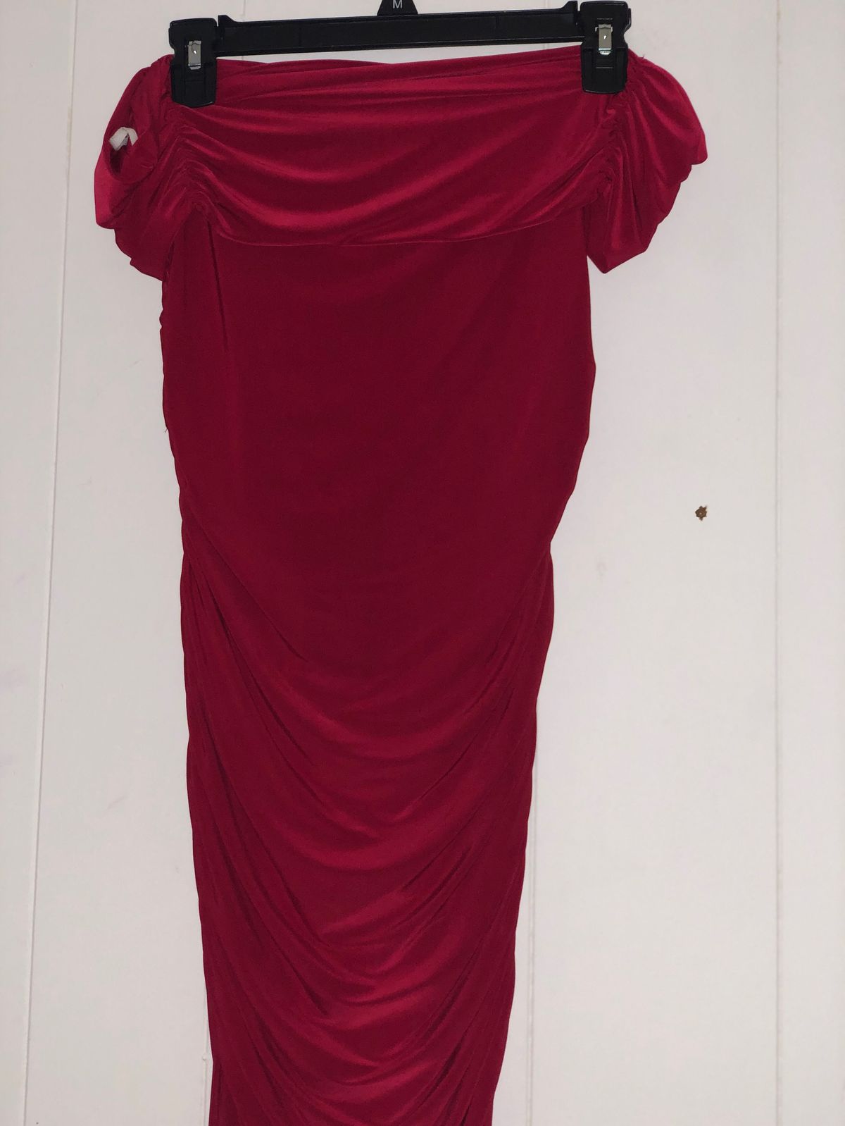 Uptown Size 8 Red Floor Length Maxi on Queenly