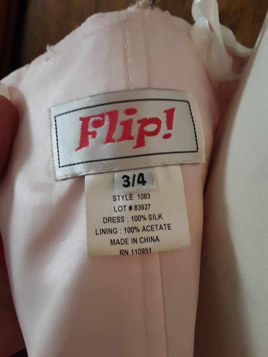 Flip! Size 2 Prom Satin Light Pink Dress With Train on Queenly