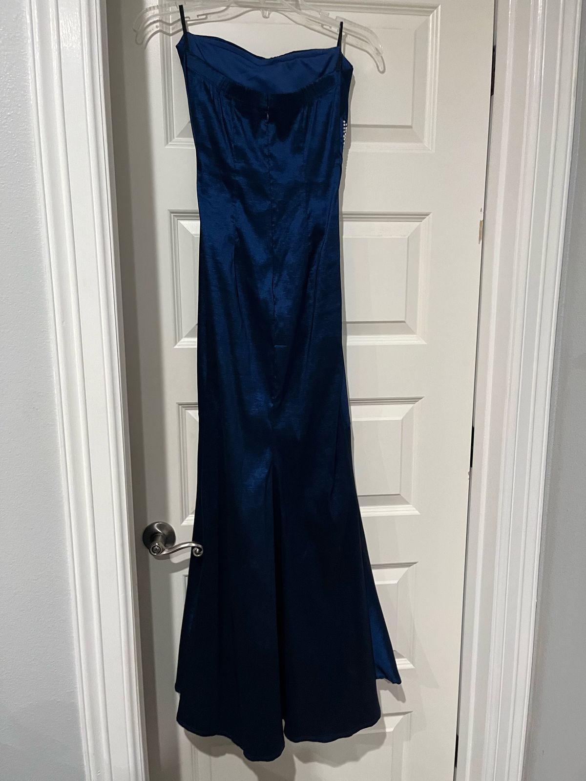 Size 00 Navy Blue Mermaid Dress on Queenly