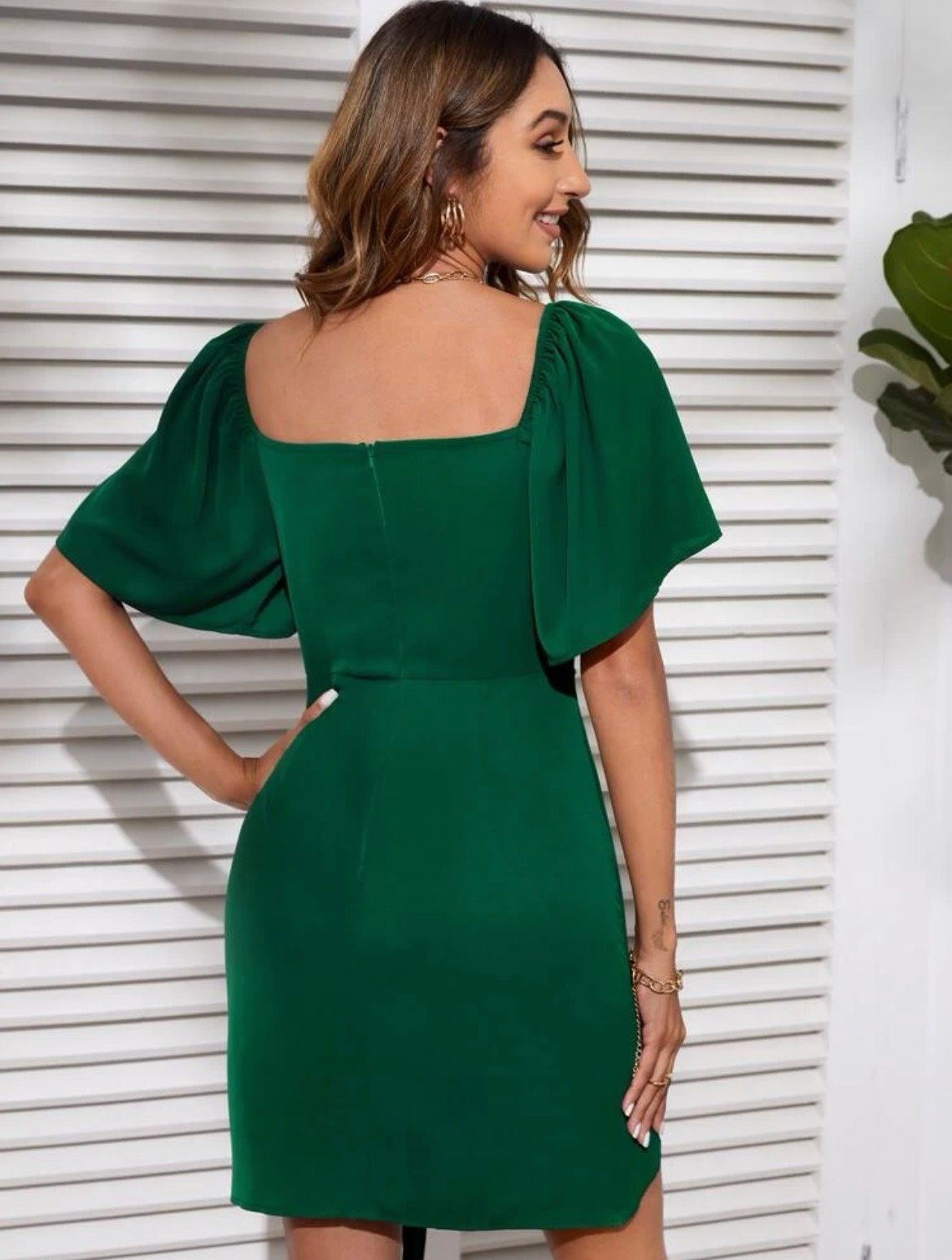 Size 2 Green A-line Dress on Queenly