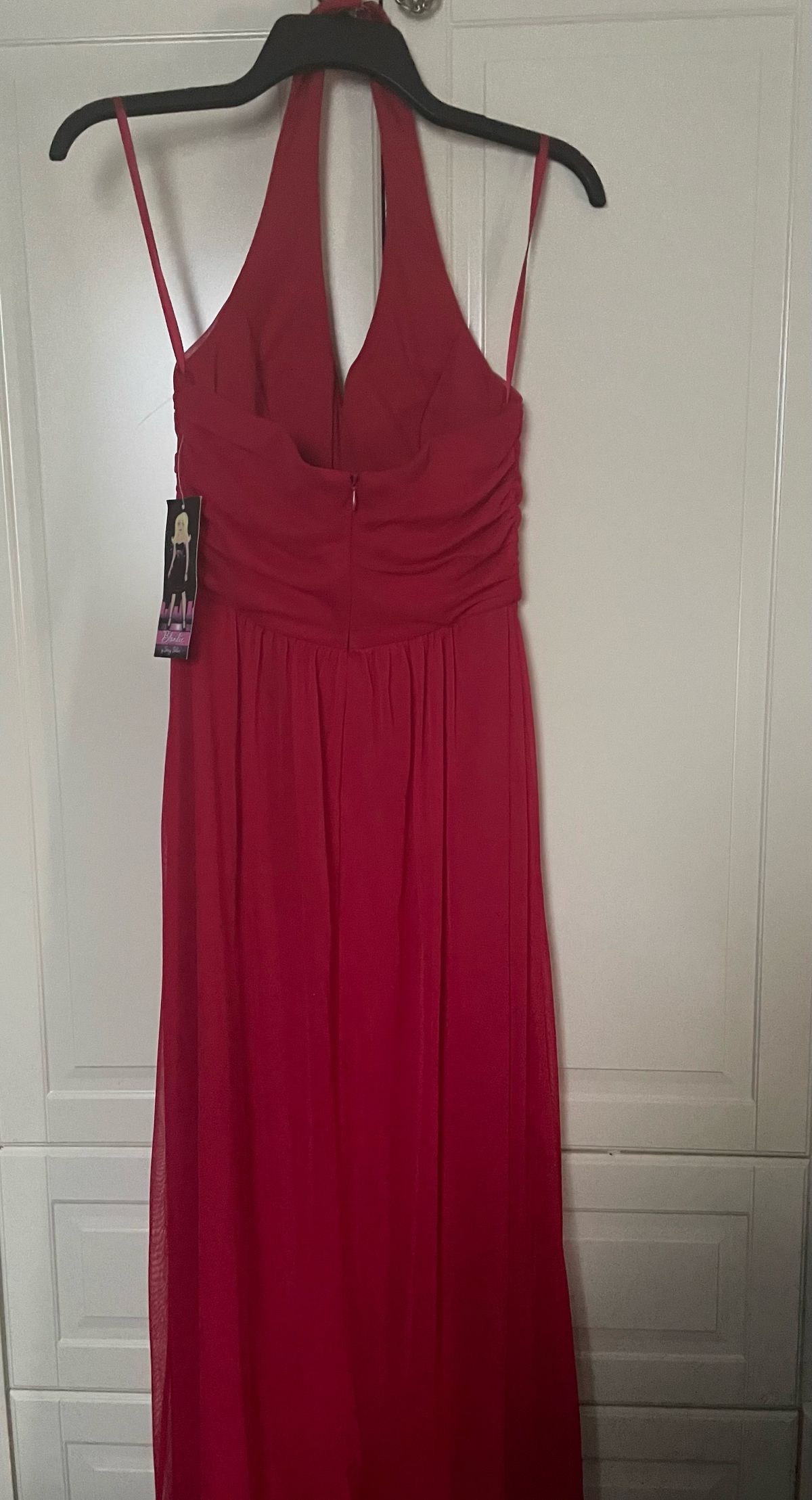 Blondie Nites Size 6 Prom Red Floor Length Maxi on Queenly