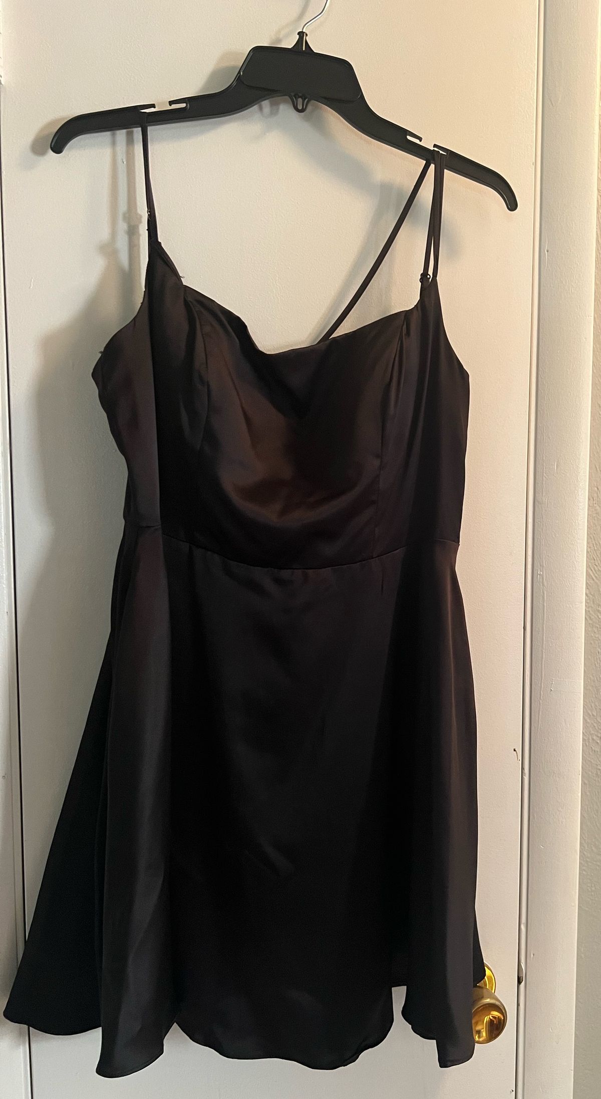 B. DARLIN Size 14 Homecoming Black Floor Length Maxi on Queenly