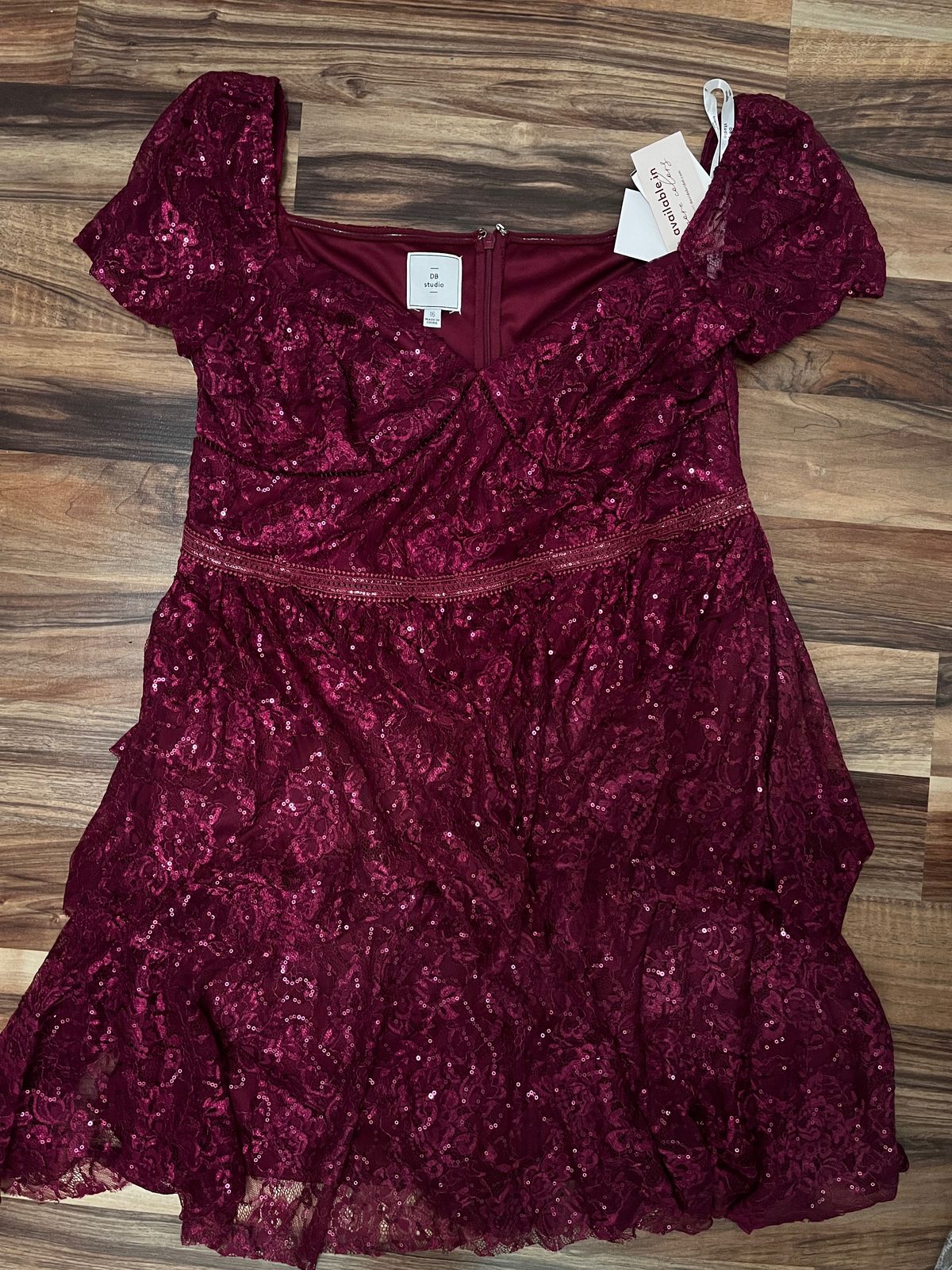 Plus Size 16 Homecoming Red A-line Dress on Queenly
