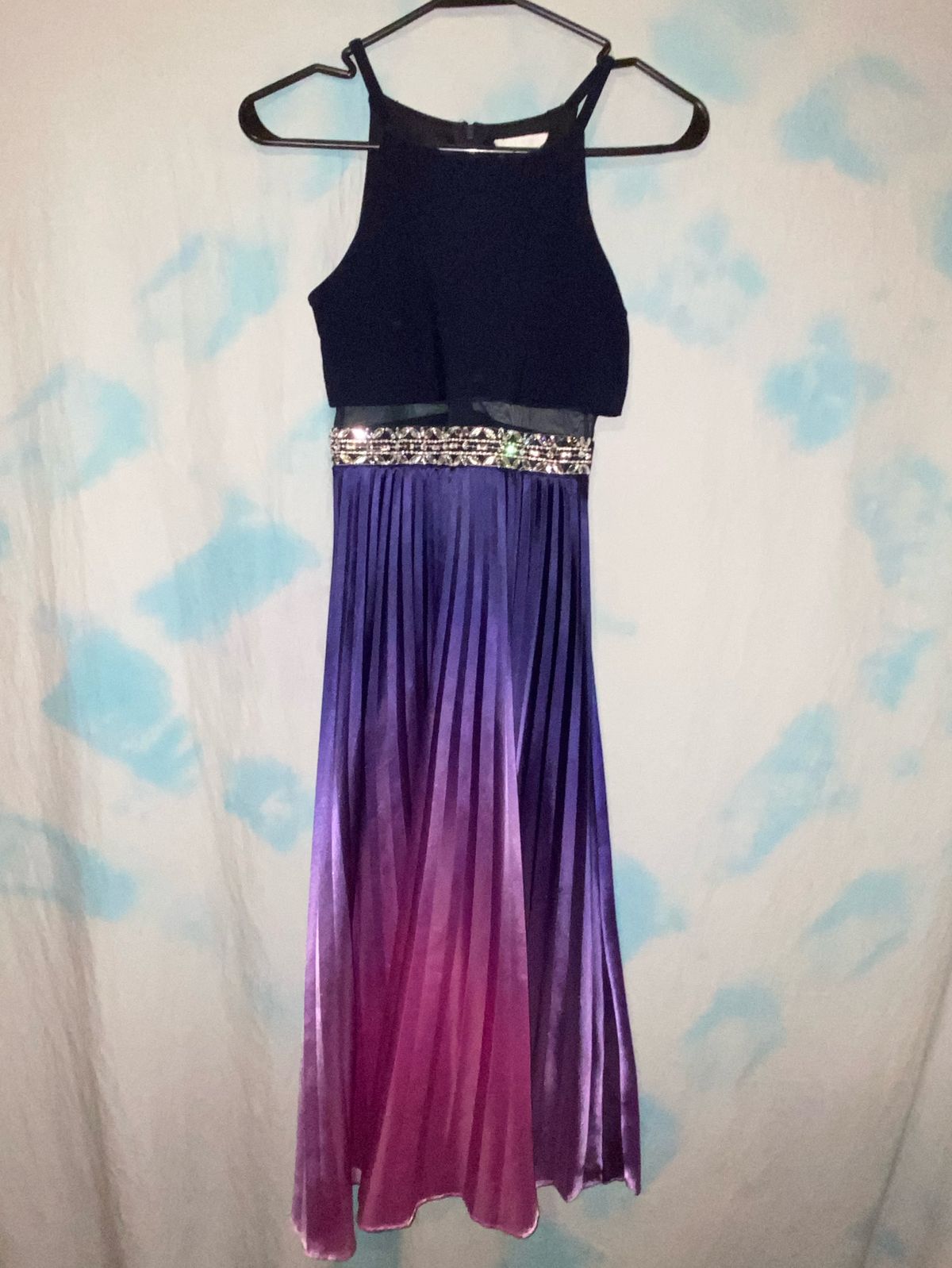 Raves Edition Girls Size 10 Pageant Purple A-line Dress on Queenly