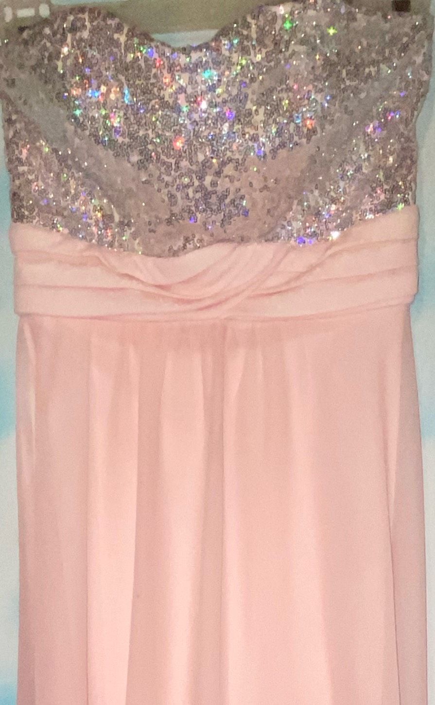 My Michelle Size 4 Prom Pink Ball Gown on Queenly