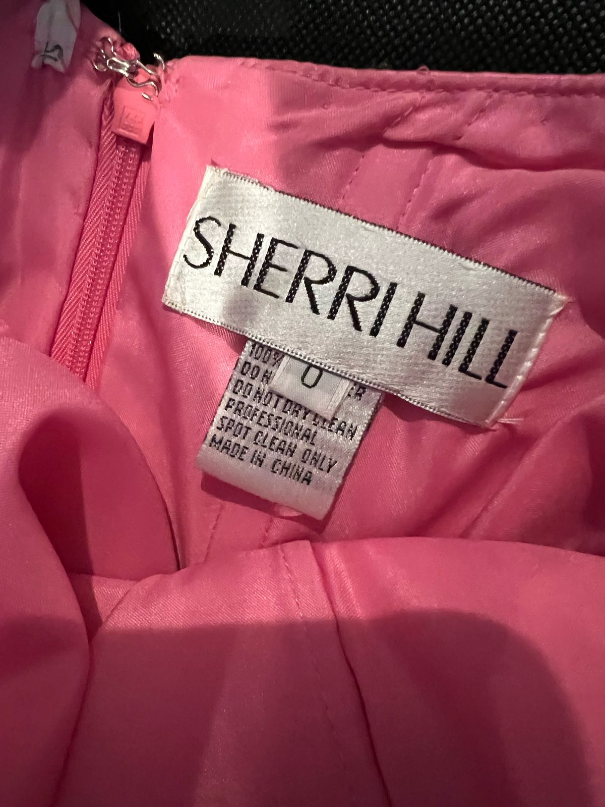 Sherri Hill Size 0 Homecoming Strapless Sequined Hot Pink Cocktail Dress on Queenly