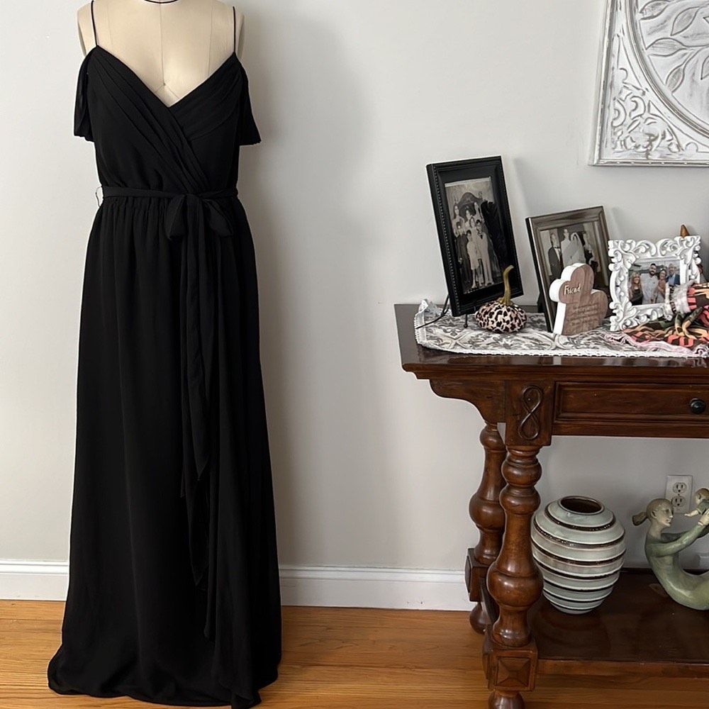 BHLDN Plus Size 16 Black A-line Dress on Queenly