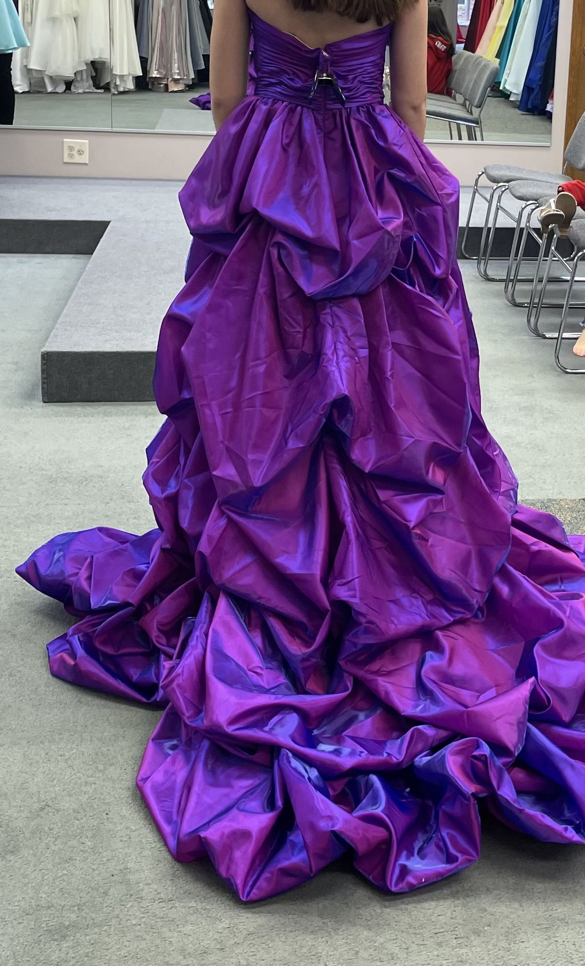 Ashley Lauren Size 4 Pageant Purple Ball Gown on Queenly