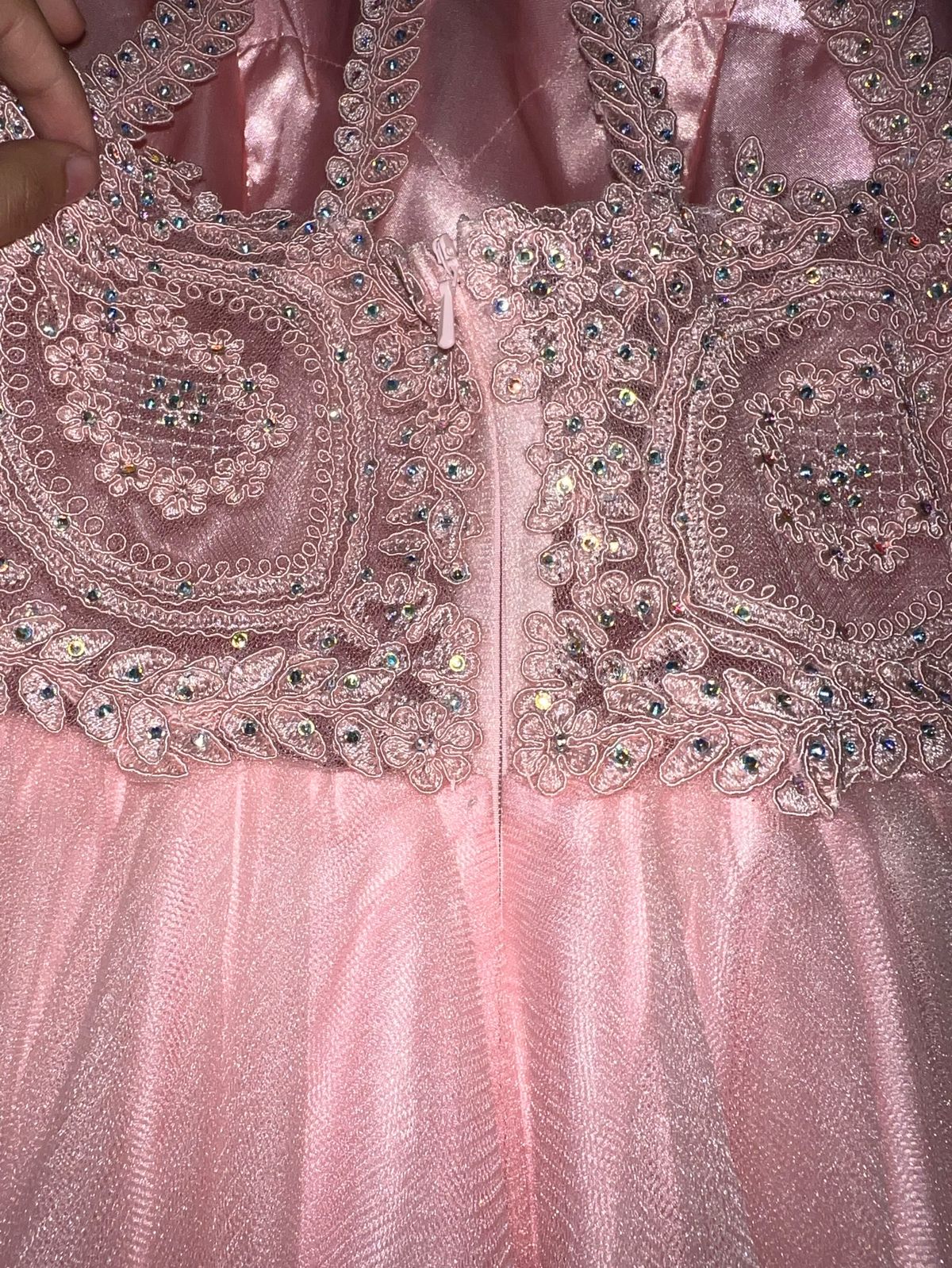 Girls Size 2 Halter Pink A-line Dress on Queenly