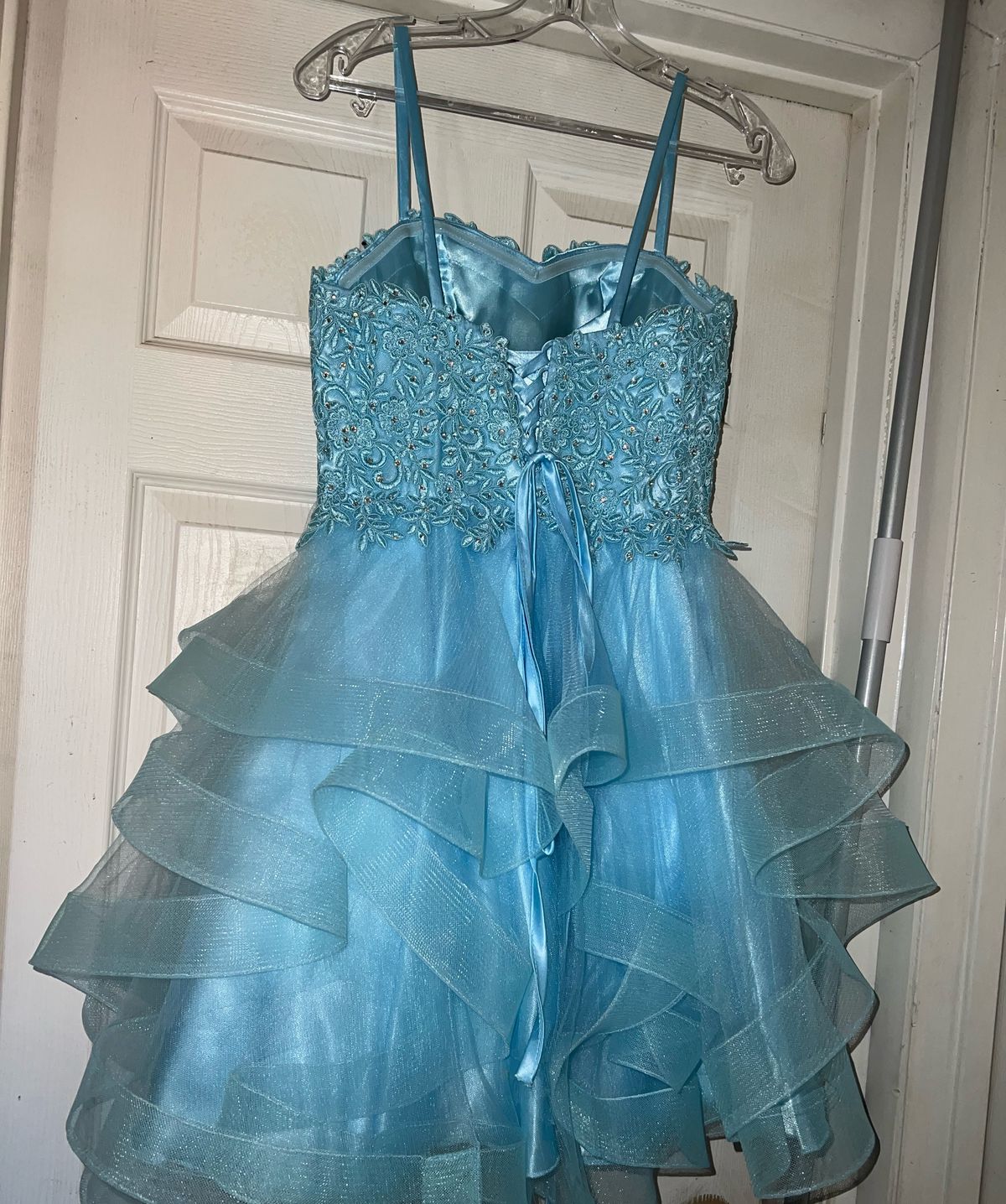 Girls Size 2 Blue A-line Dress on Queenly