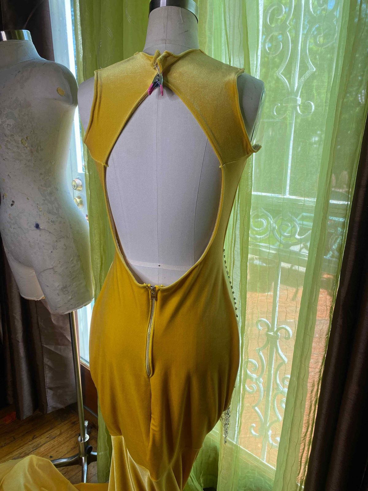 Size 14 Prom Yellow Dress With Train on Queenly
