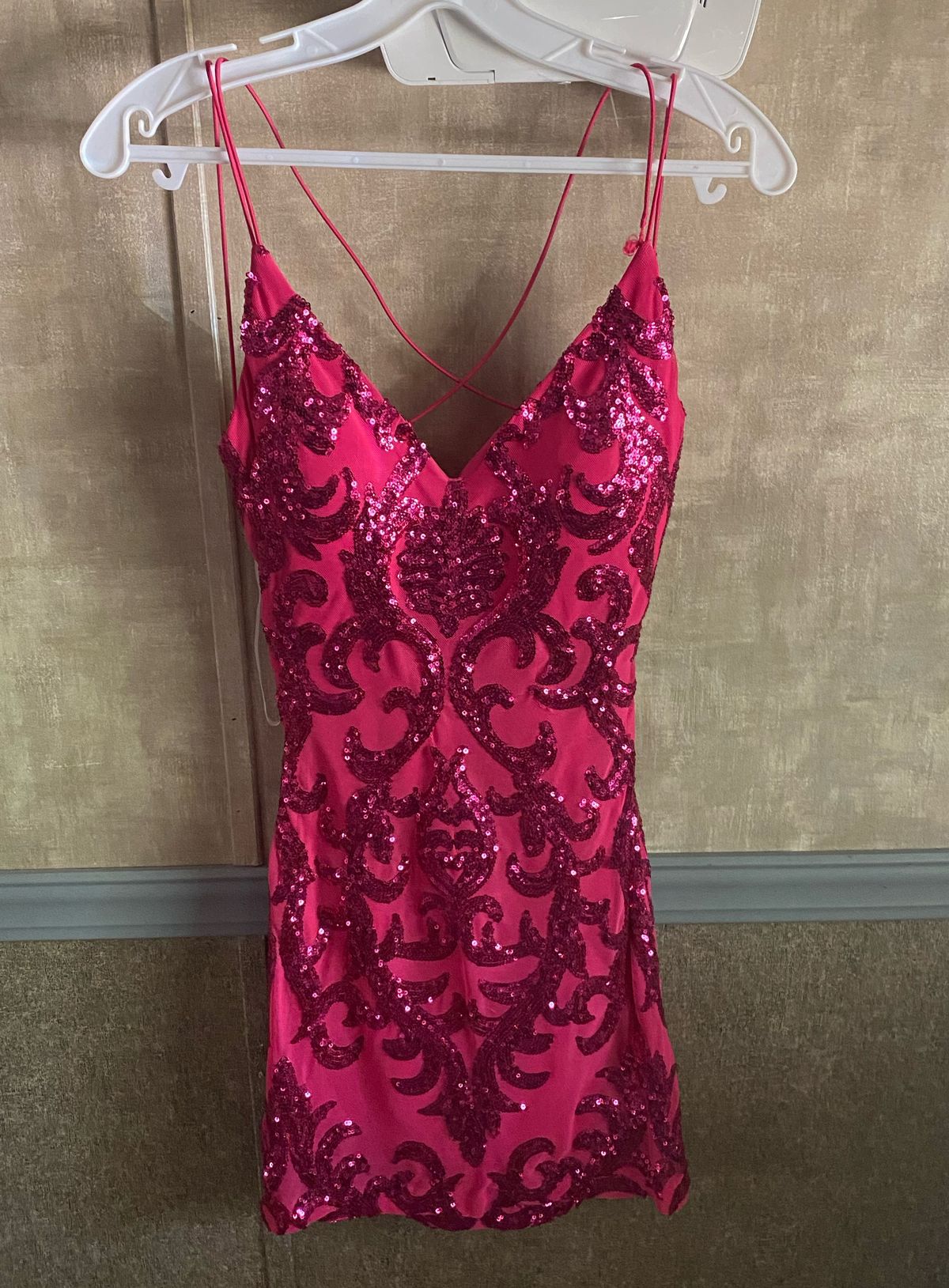 Size 0 Homecoming Pink Cocktail Dress on Queenly