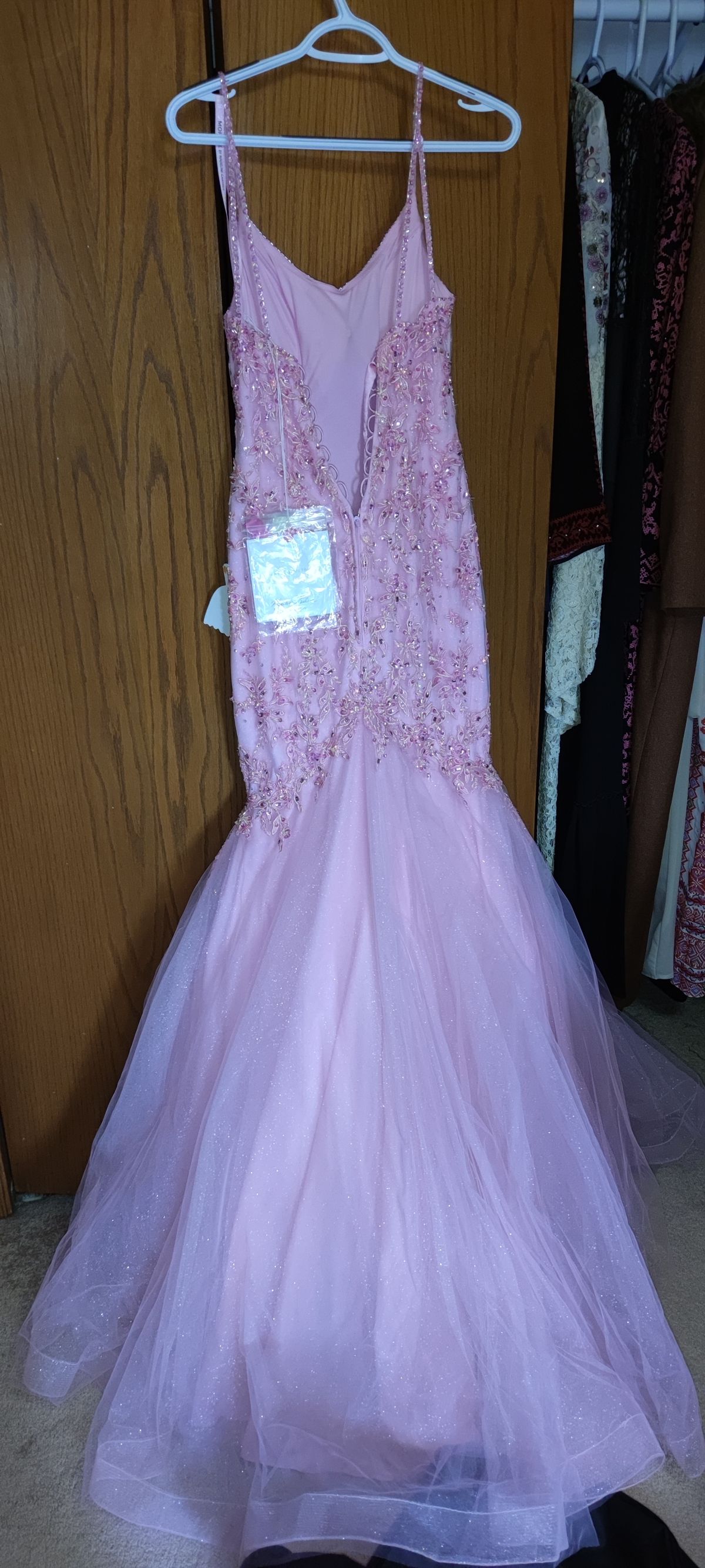 MoriLee Size 2 Prom Pink Mermaid Dress on Queenly