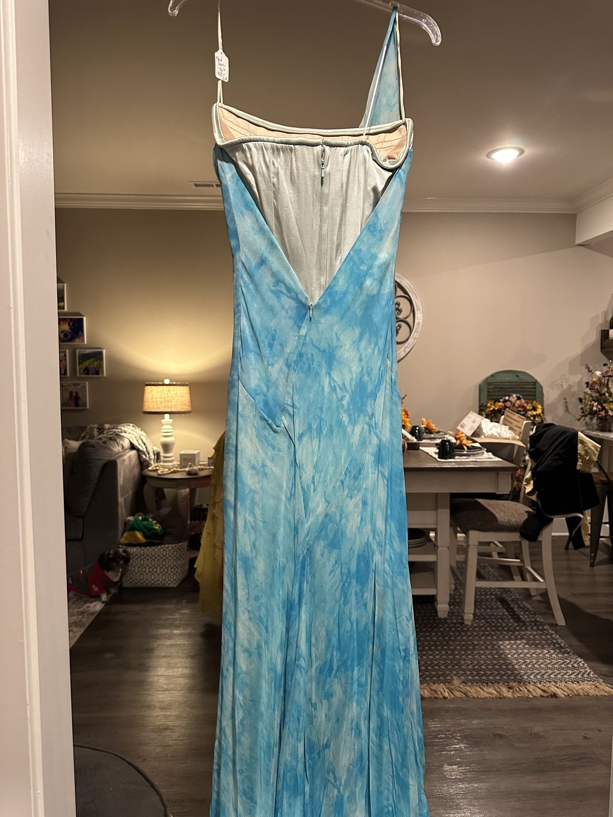Size 4 Prom Light Blue Dress With Train on Queenly