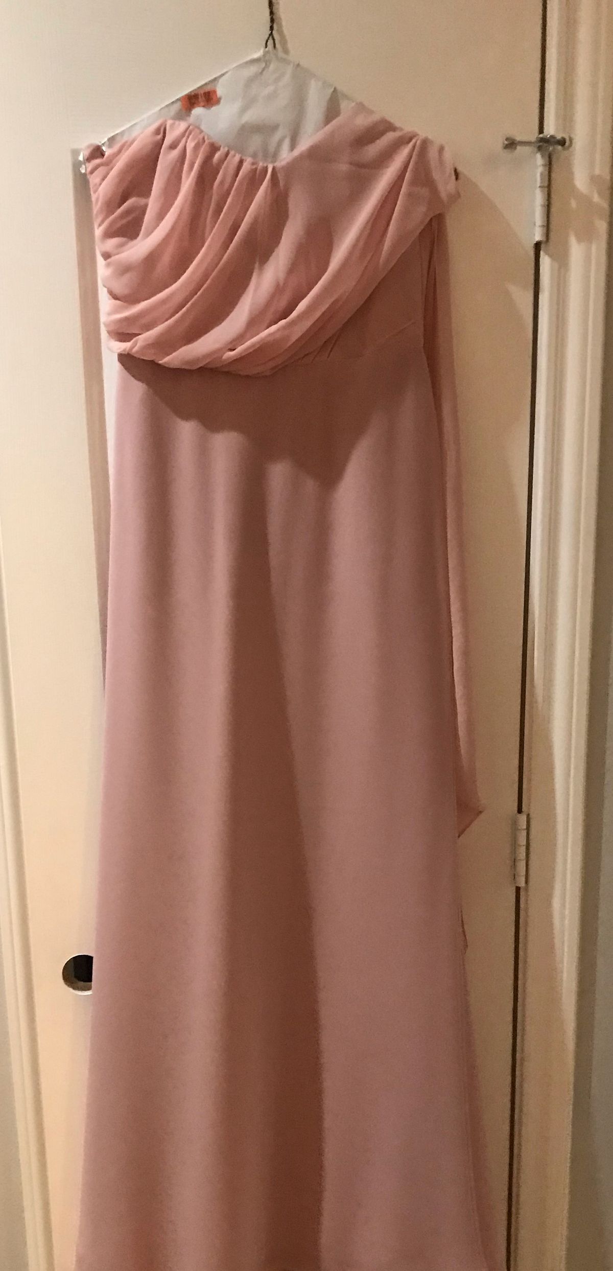Jim Hjelm Size 10 Bridesmaid Pink Floor Length Maxi on Queenly