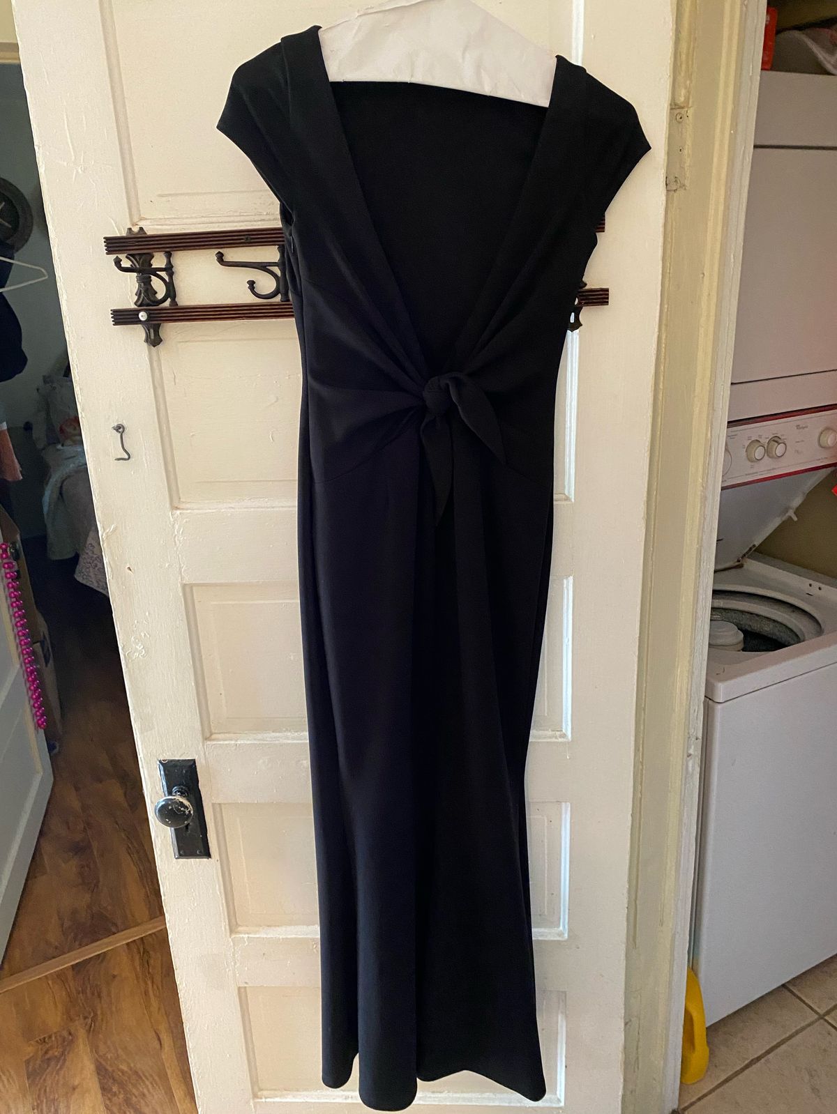 Katie May Size 6 Prom Black Floor Length Maxi on Queenly