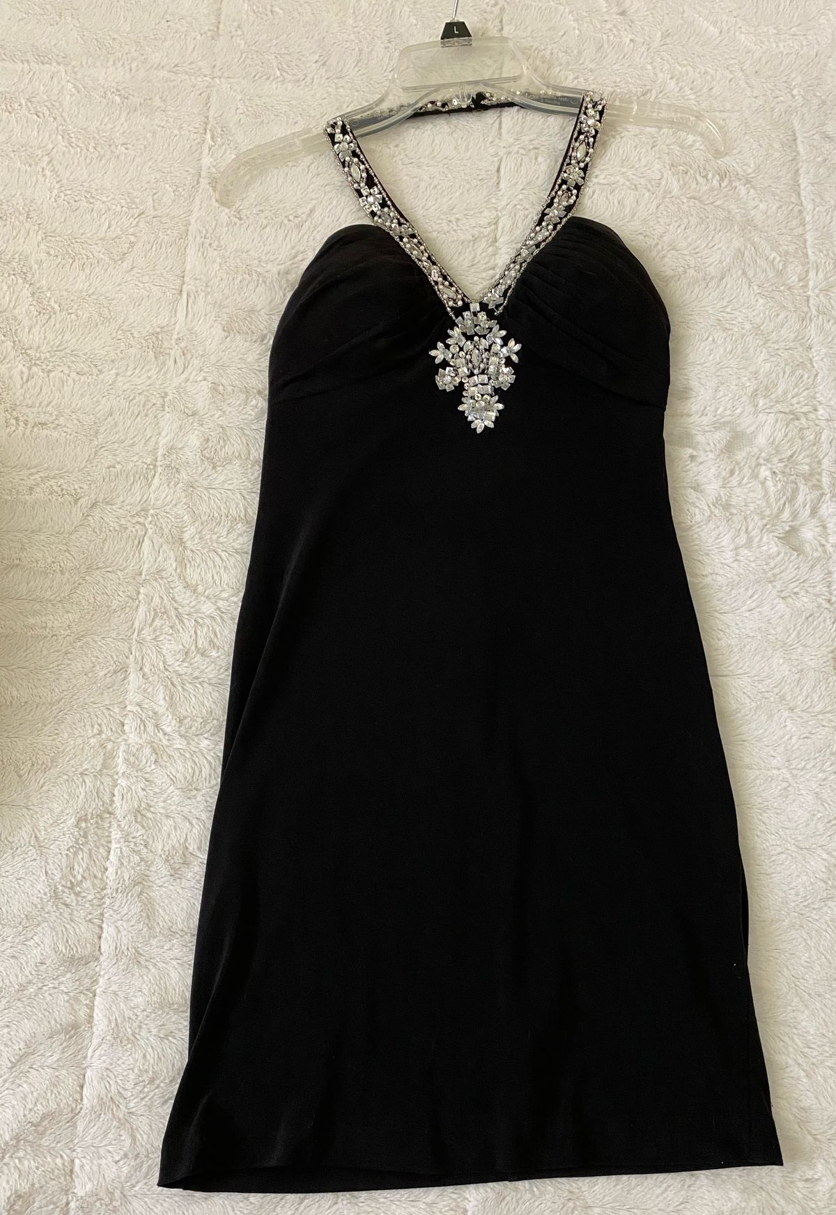 Fabian Size 4 Homecoming Black Cocktail Dress on Queenly
