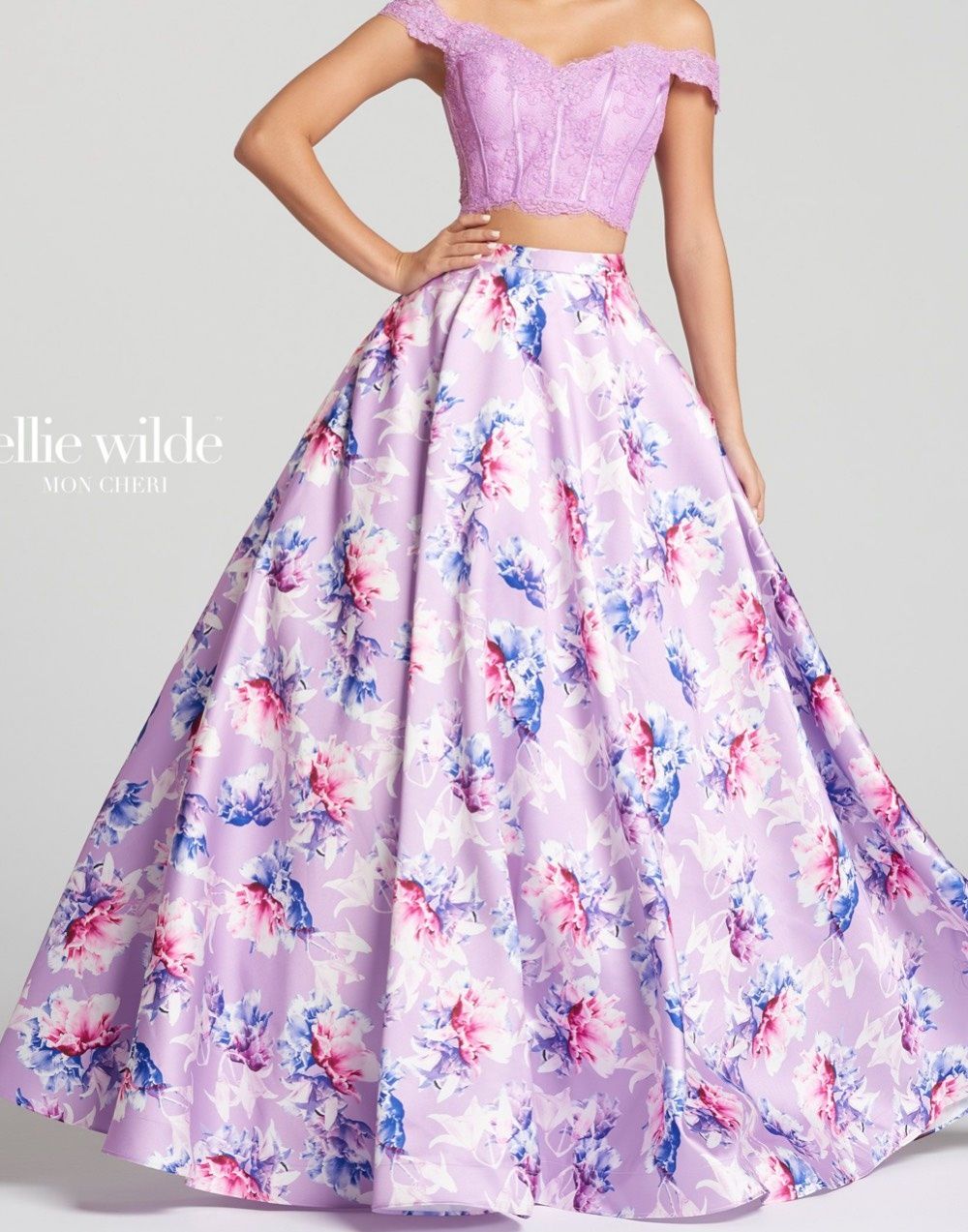 Ellie Wilde Size 4 Prom Purple Mermaid Dress on Queenly