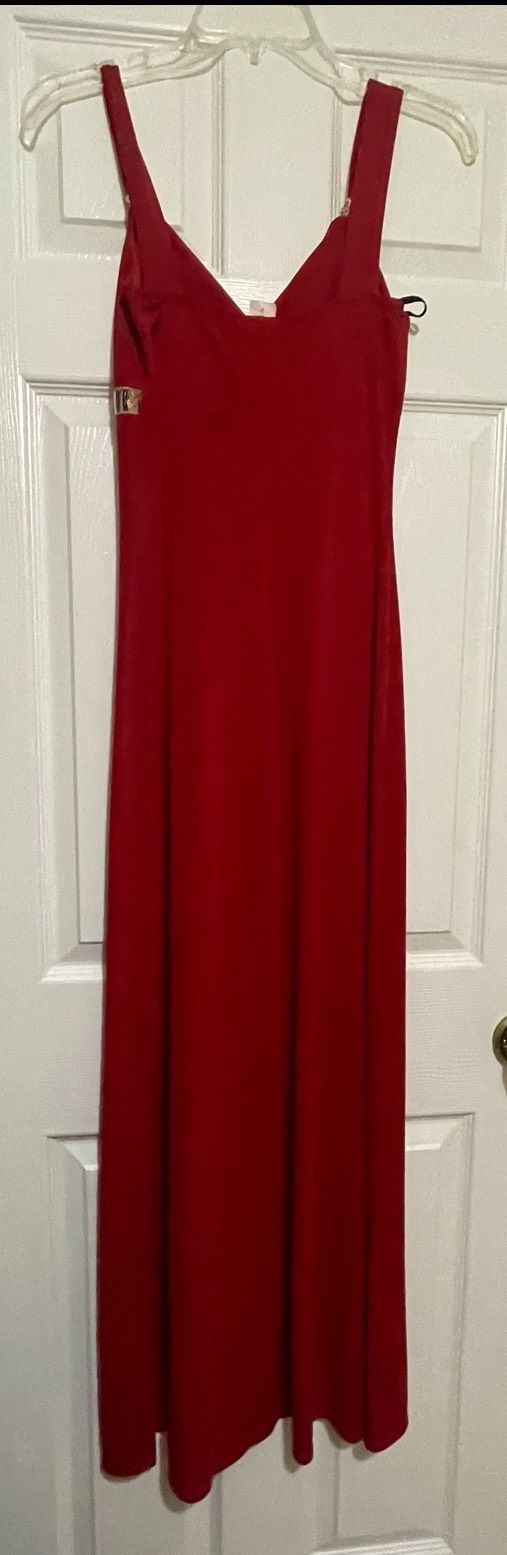 Lipstick Size 2 Prom Red Floor Length Maxi on Queenly