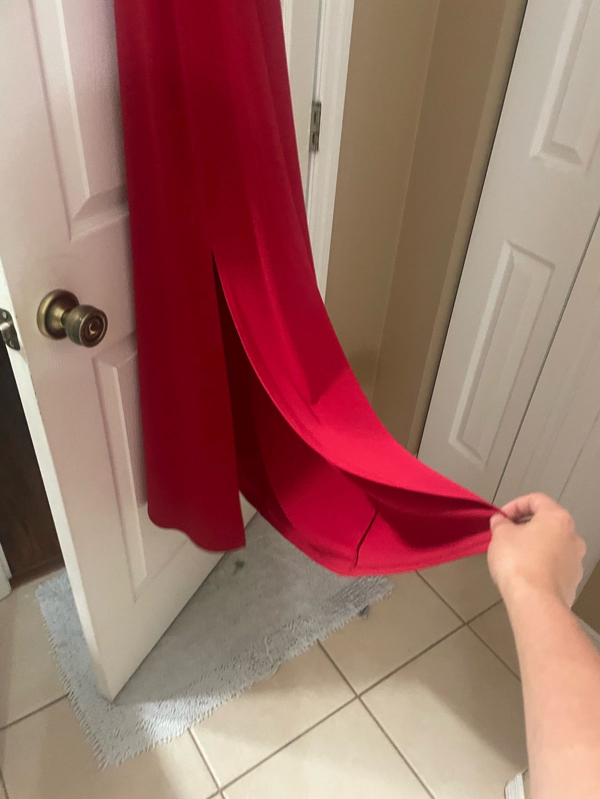 Lipstick Size 2 Prom Red Floor Length Maxi on Queenly
