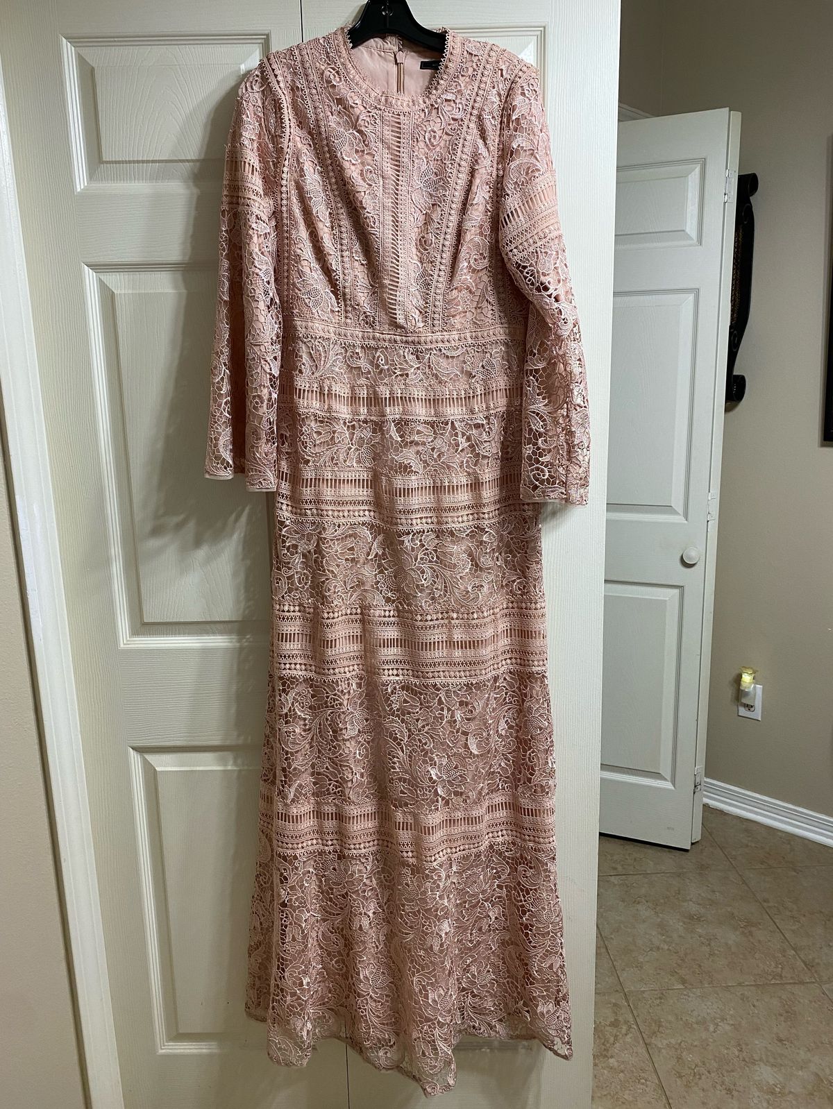 BCBG Size 8 Wedding Guest Pink Floor Length Maxi on Queenly
