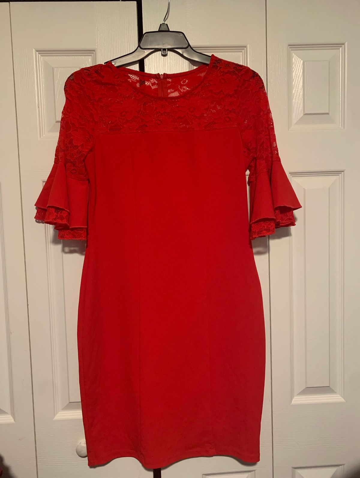 Plus Size 16 Red Floor Length Maxi on Queenly