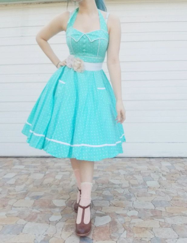 Size 6 Homecoming Light Blue A-line Dress on Queenly
