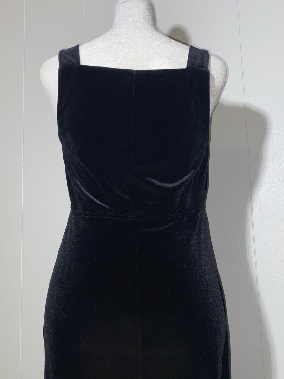Rabbit Size 6 Velvet Black A-line Dress on Queenly