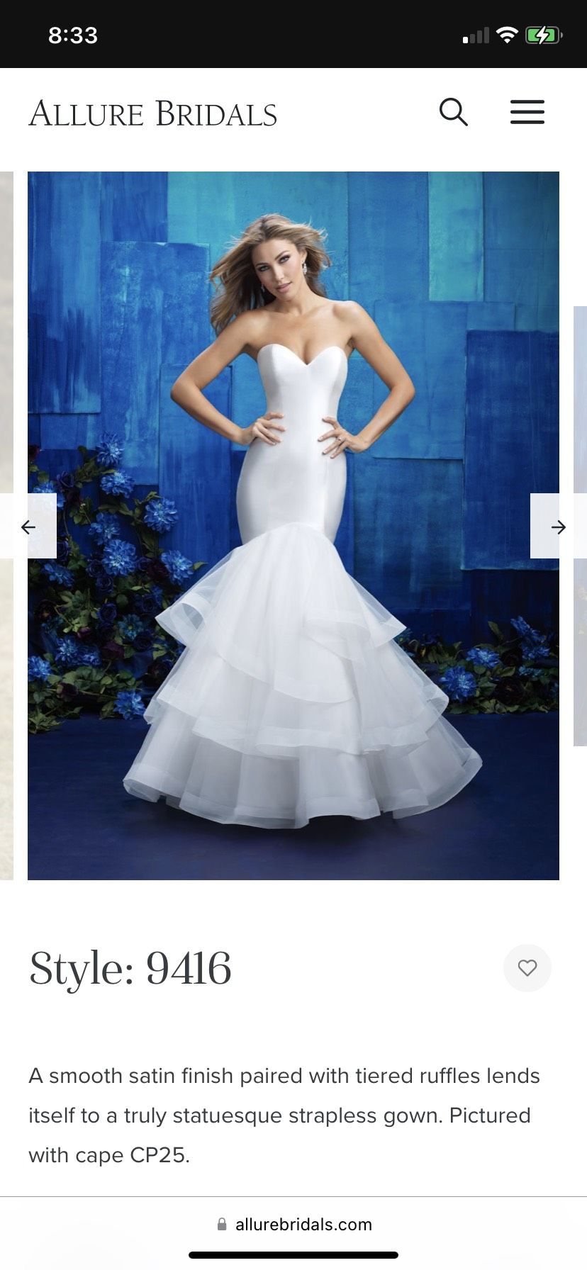 Size 4 Wedding Strapless White Mermaid Dress on Queenly