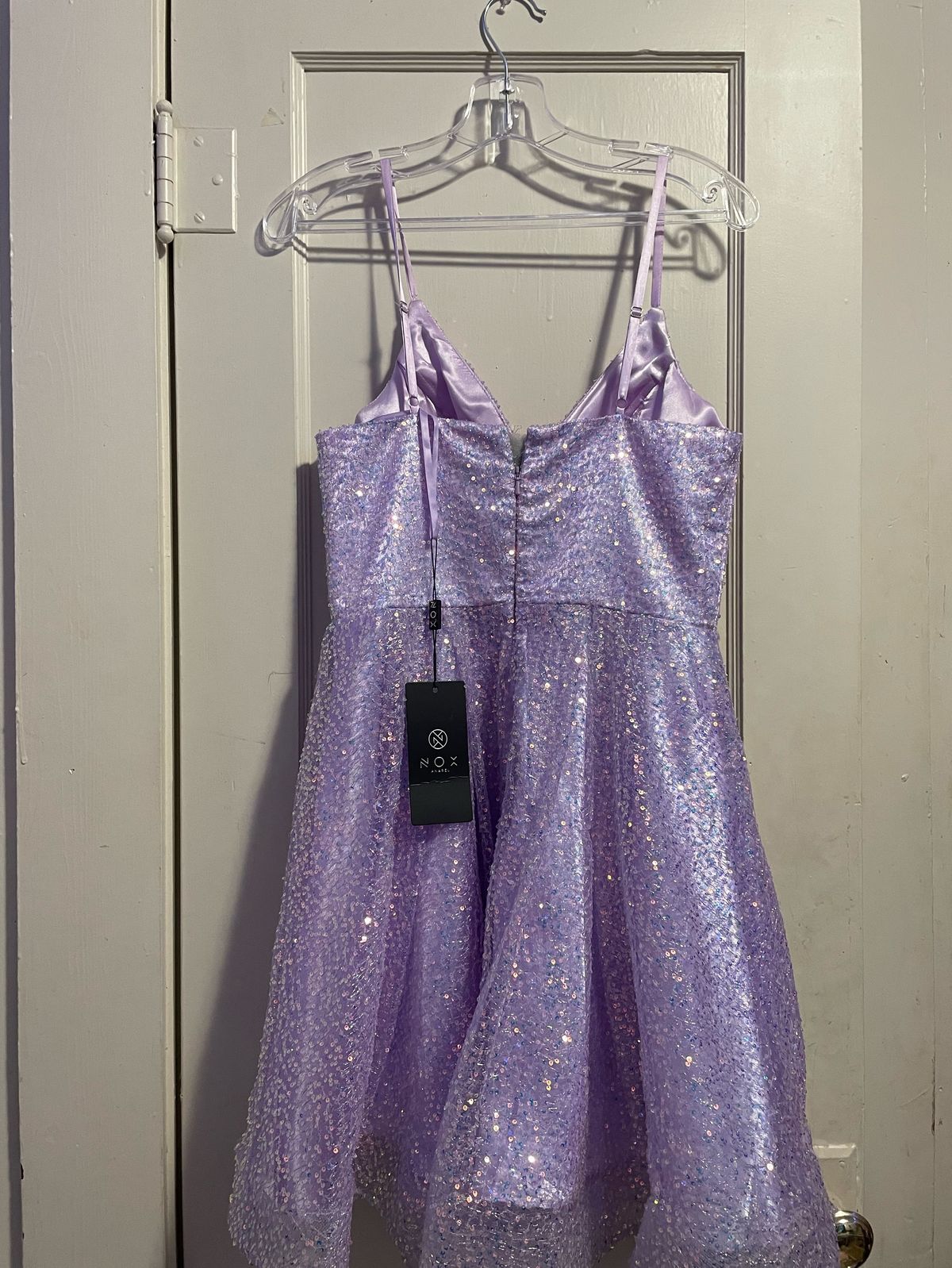 Size 8 Homecoming Purple A-line Dress on Queenly