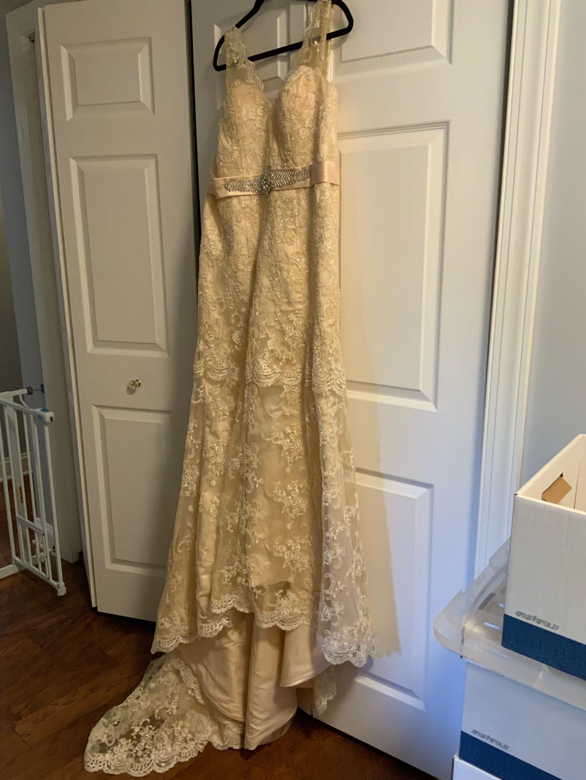 Light in the box Size 10 Nude Mermaid Dress on Queenly
