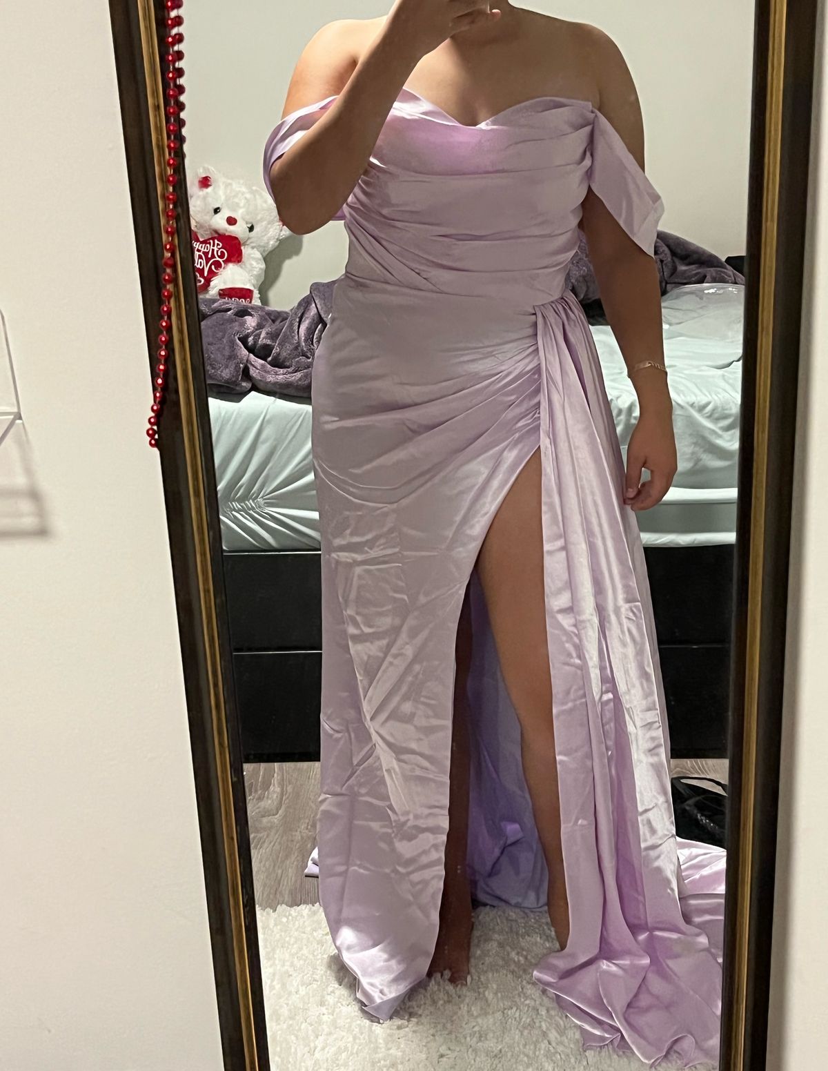 Size 8 Purple Mermaid Dress on Queenly