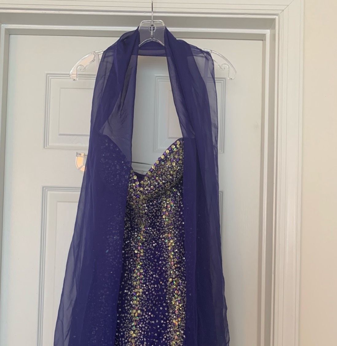 Cinderella Size 4 Pageant Purple Mermaid Dress on Queenly