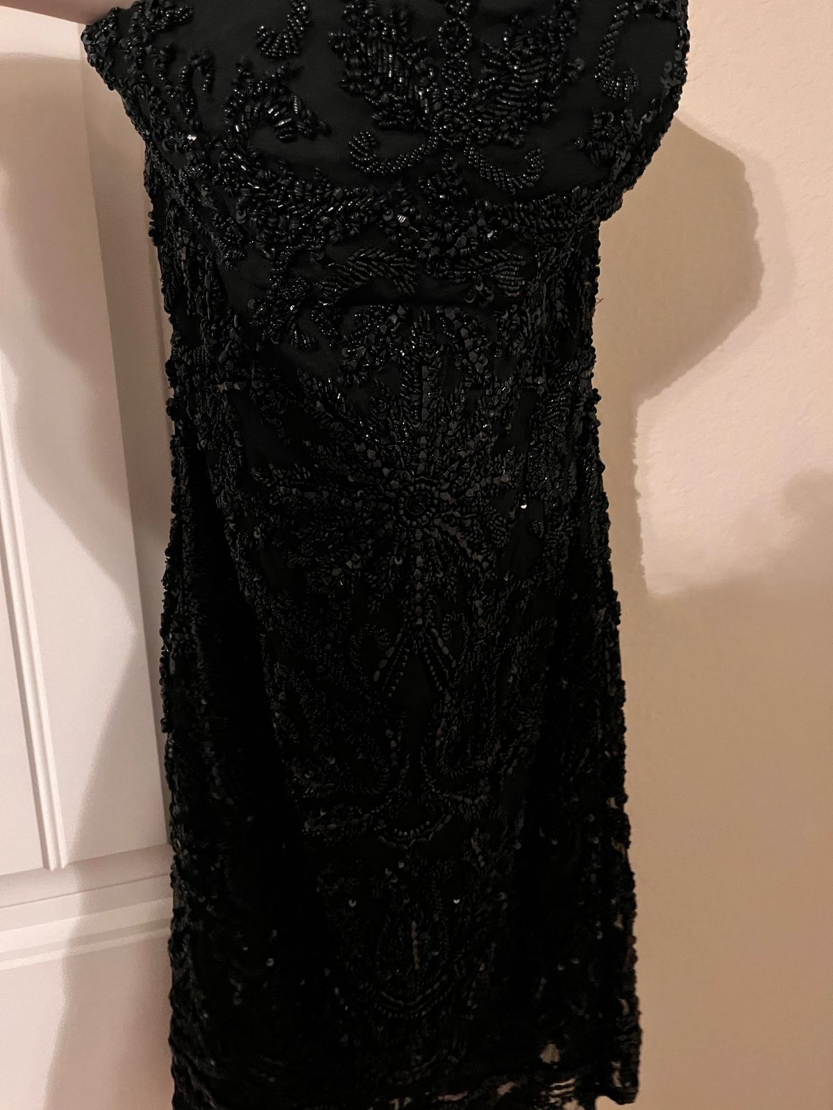 Sherri Hill Size 2 Homecoming Sequined Black Cocktail Dress on Queenly