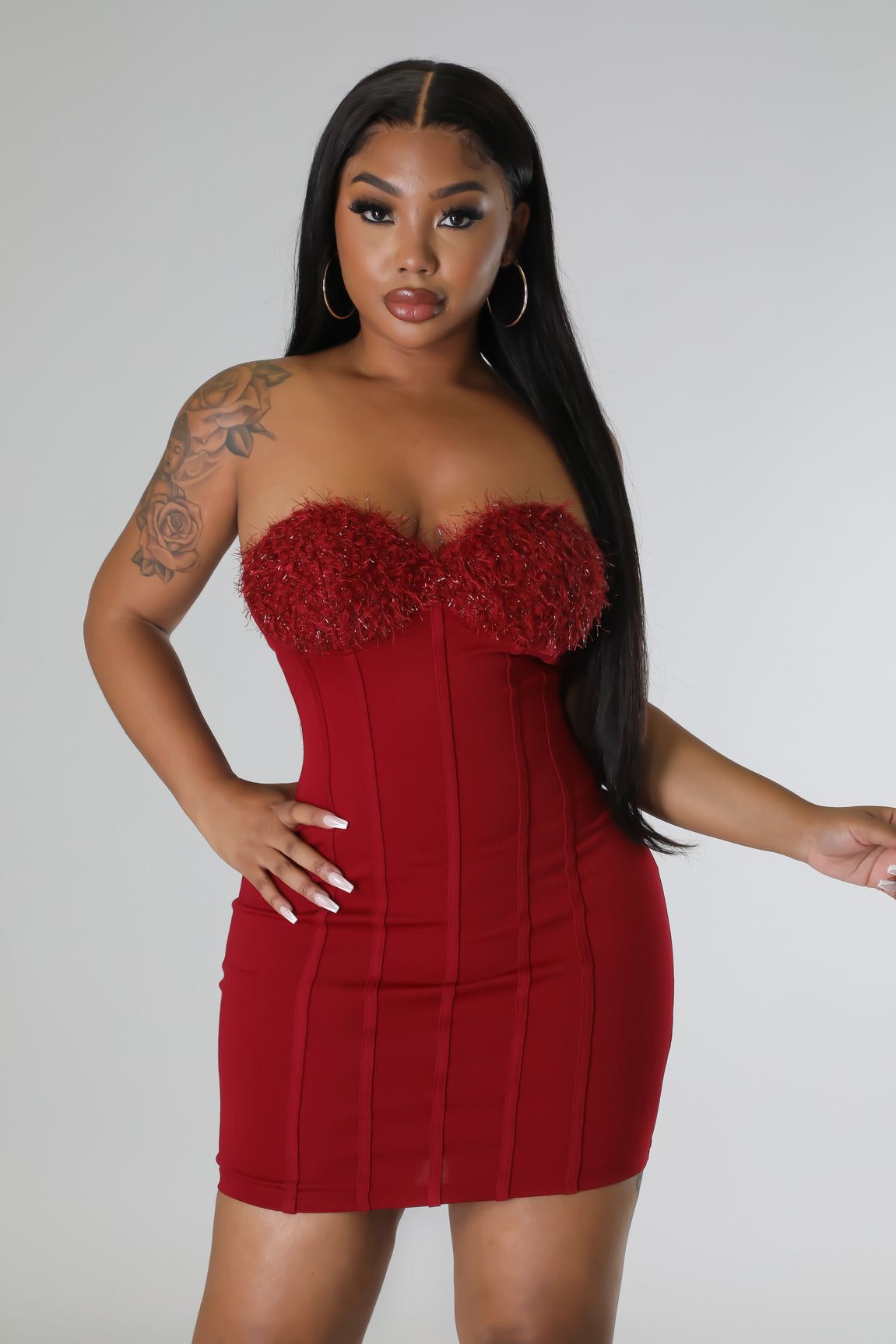 Goodtime USA Size 10 Strapless Red Cocktail Dress on Queenly