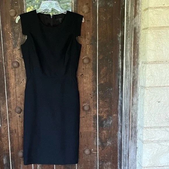 J.crew Size 0 Black A-line Dress on Queenly